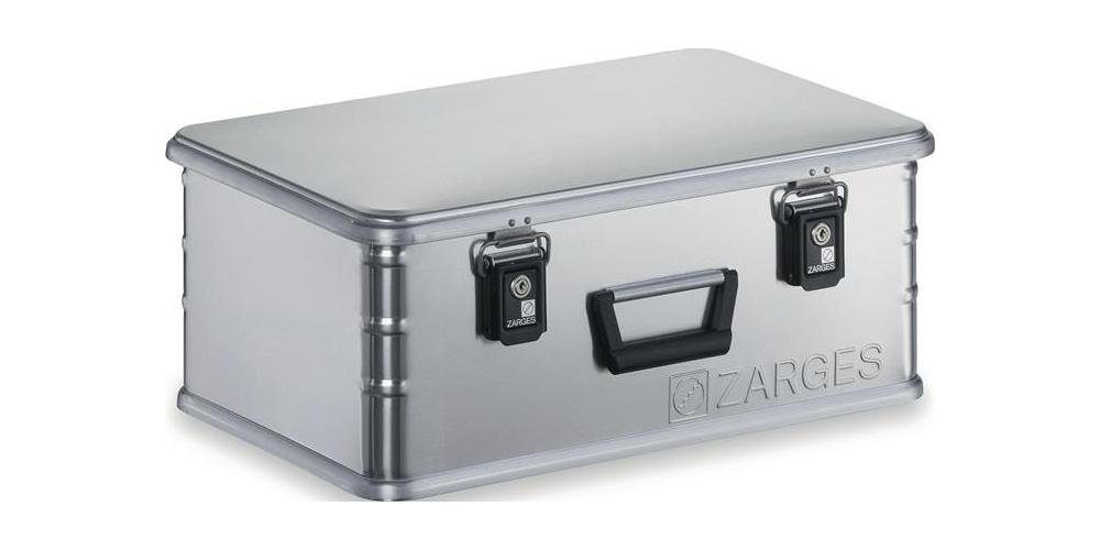 Zarges Aufbewahrungsbox Aluminiumbox Mini L600xB400xH240mm 42 l mit Klappverschluss