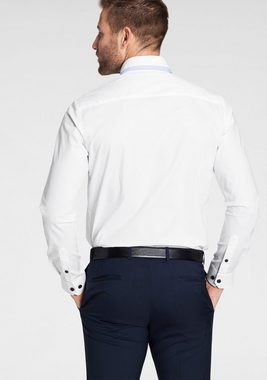 Bruno Banani Langarmhemd Button-down-Kragen, das perfekte Hemd für viele Anlässe