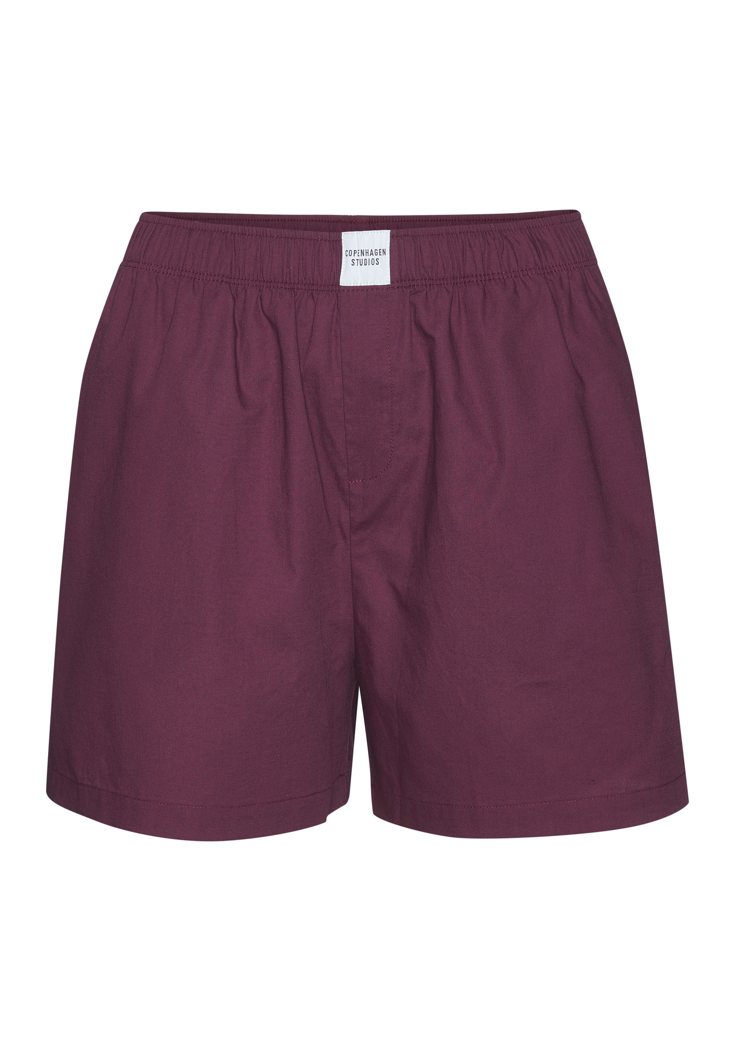 Copenhagen Studios Pyjamashorts aus fein gewebter Baumwoll-Qualität