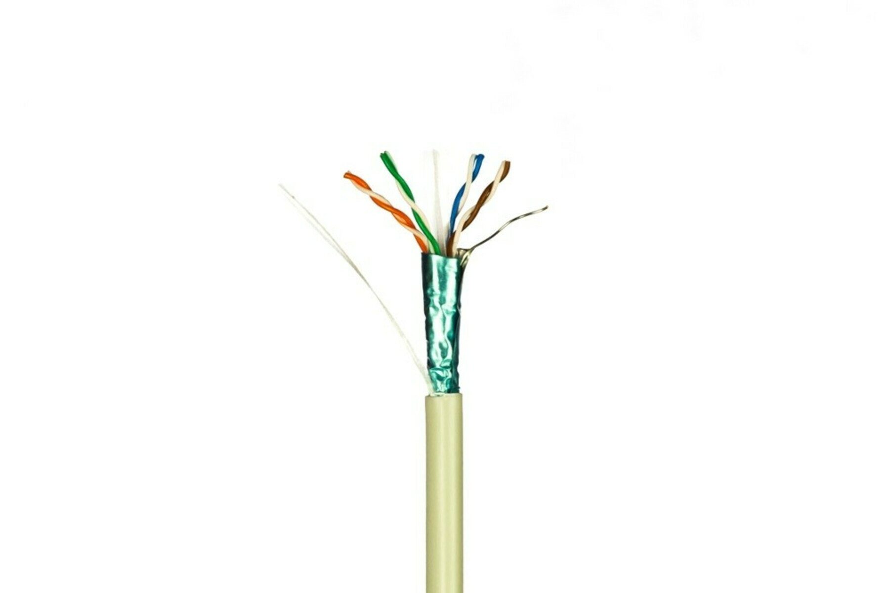 Danicom DANICOM CAT6 FTP 50m - PVC (Fca) Netzwerkkabel, (5000 cm), Cat6, 100% Kupfer