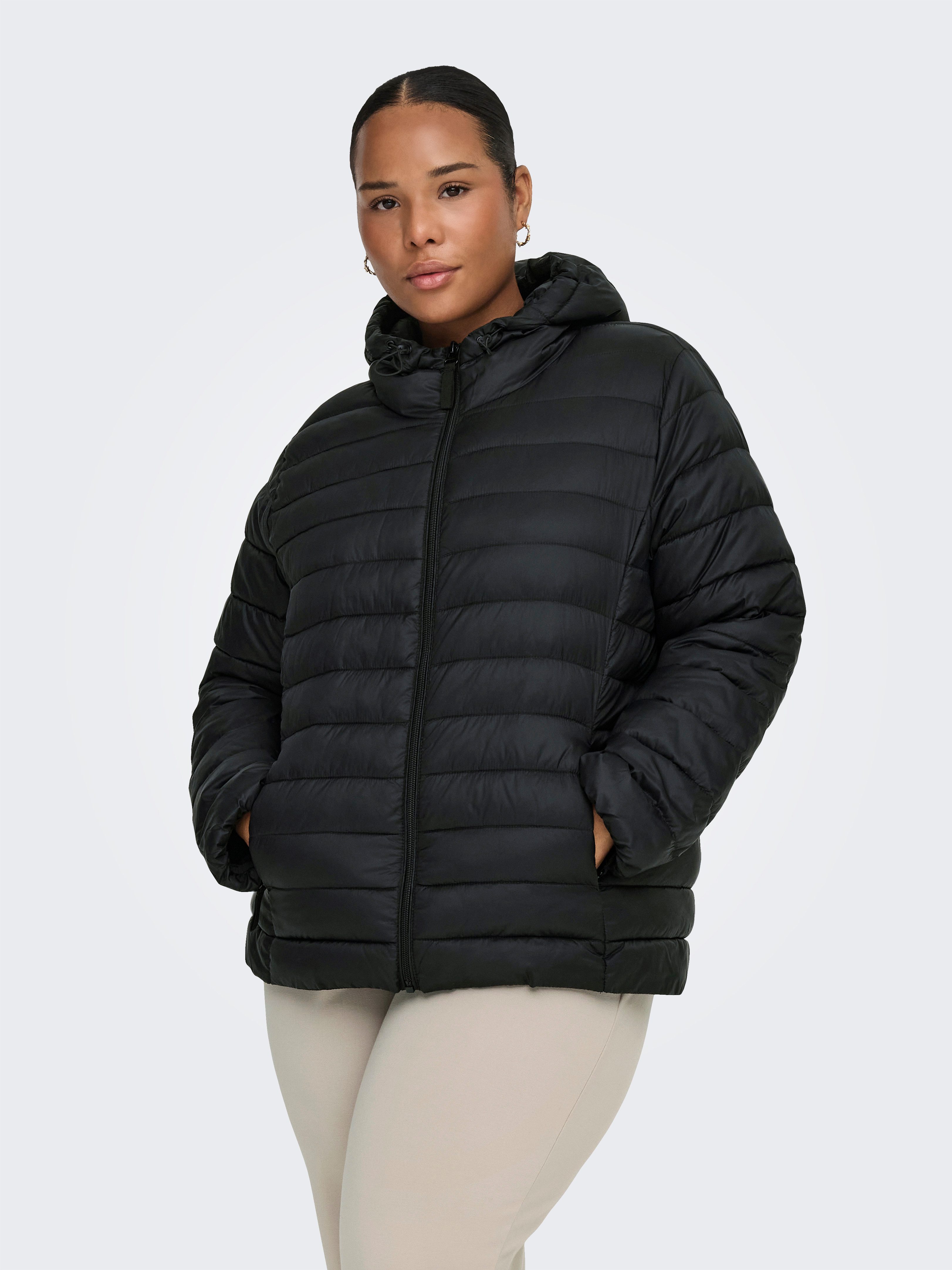 ONLY CARMAKOMA Steppjacke CARTAHIA LW QUILTED HOOD JKT OTW NOOS