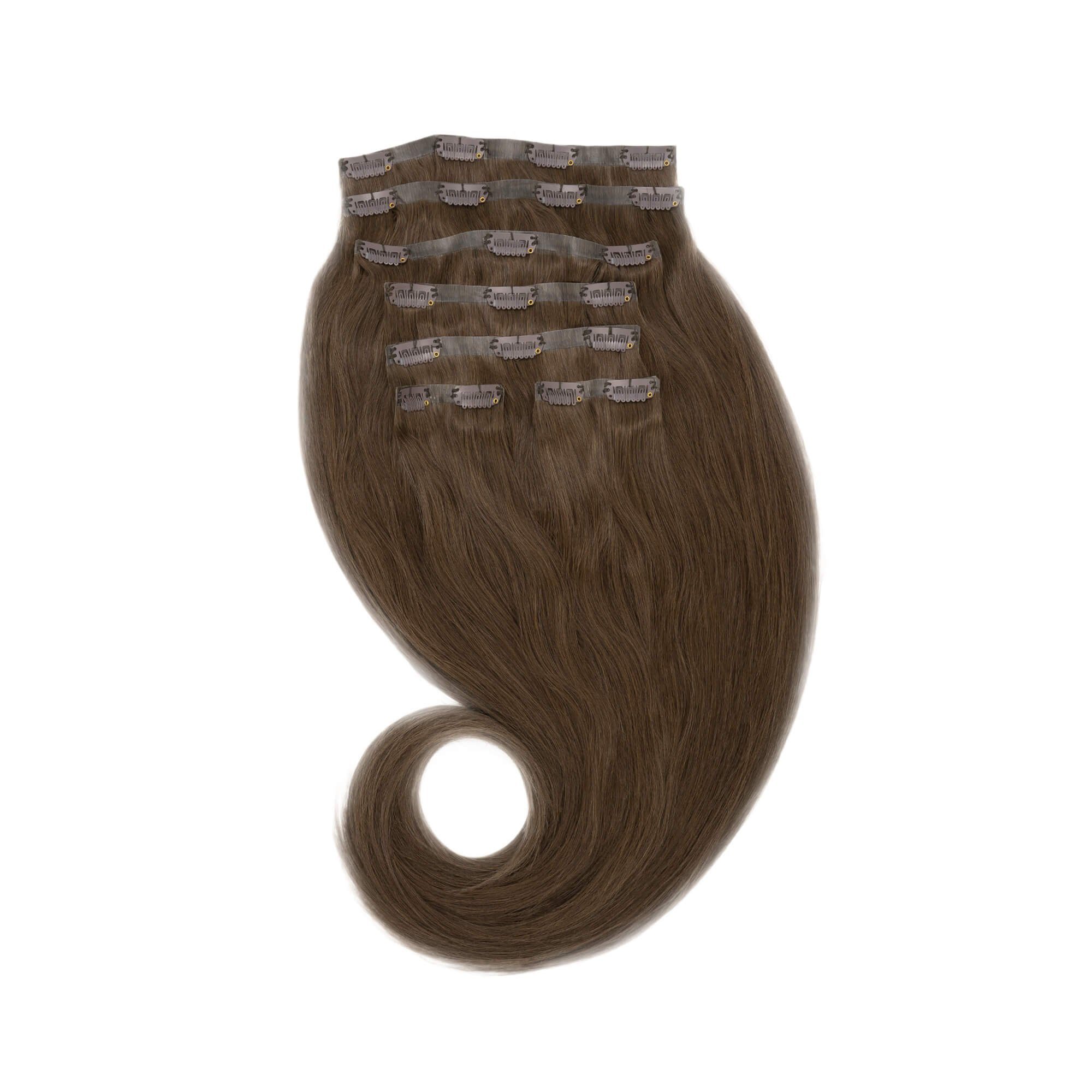 Global Extend Echthaar-Extension Clip-in-Extensions nahtlos