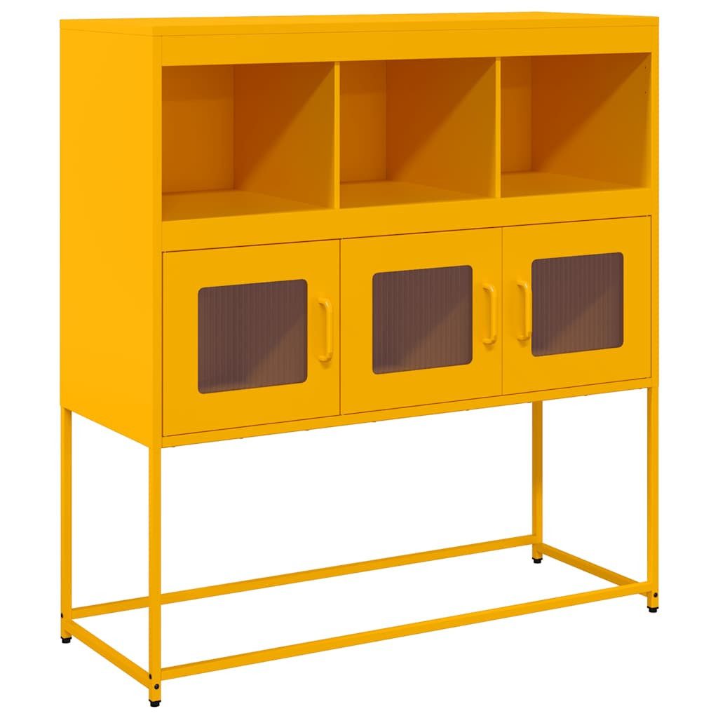 vidaXL Sideboard Sideboard Senfgelb 100,5x39x107 cm günstig online kaufen