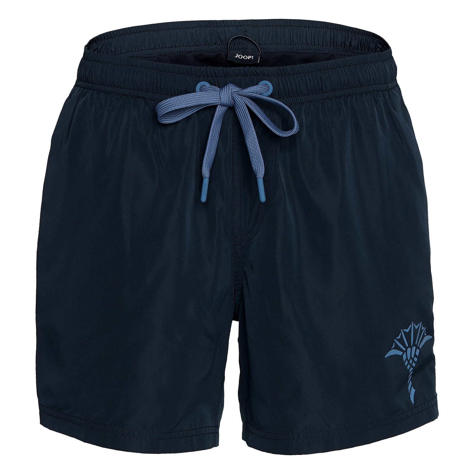 JOOP! Badeshorts Solid Swimshort mit Print auf linkem Bein