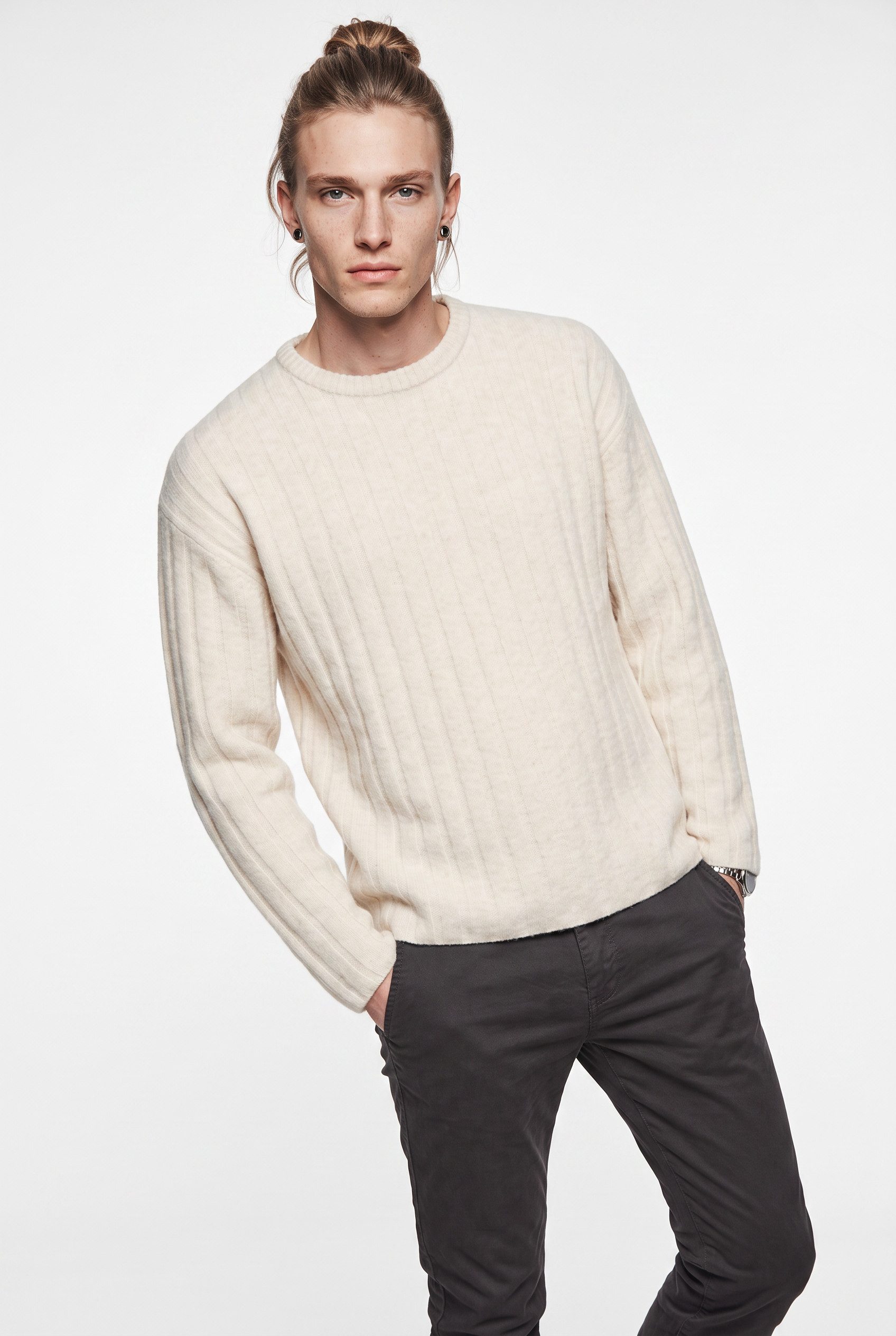 Jack & Jones Strickpullover JJEBRADLEY CARTER KNIT CREW NECK LN