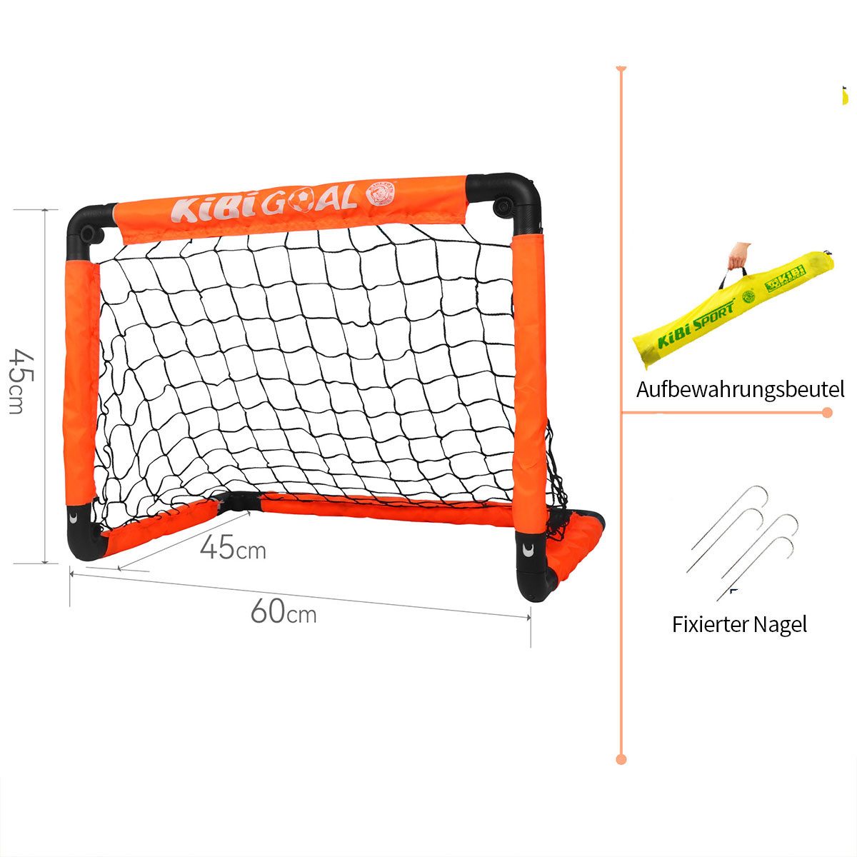 Fußballtor Kinderfußballtor, leichtes, faltbares und tragbares Design