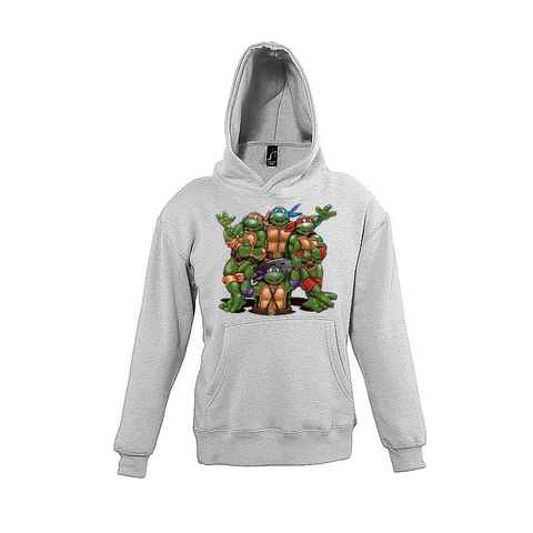Youth Designz Kapuzenpullover Turtles Gang Kinder Hoodie Pullover mit modischem Print
