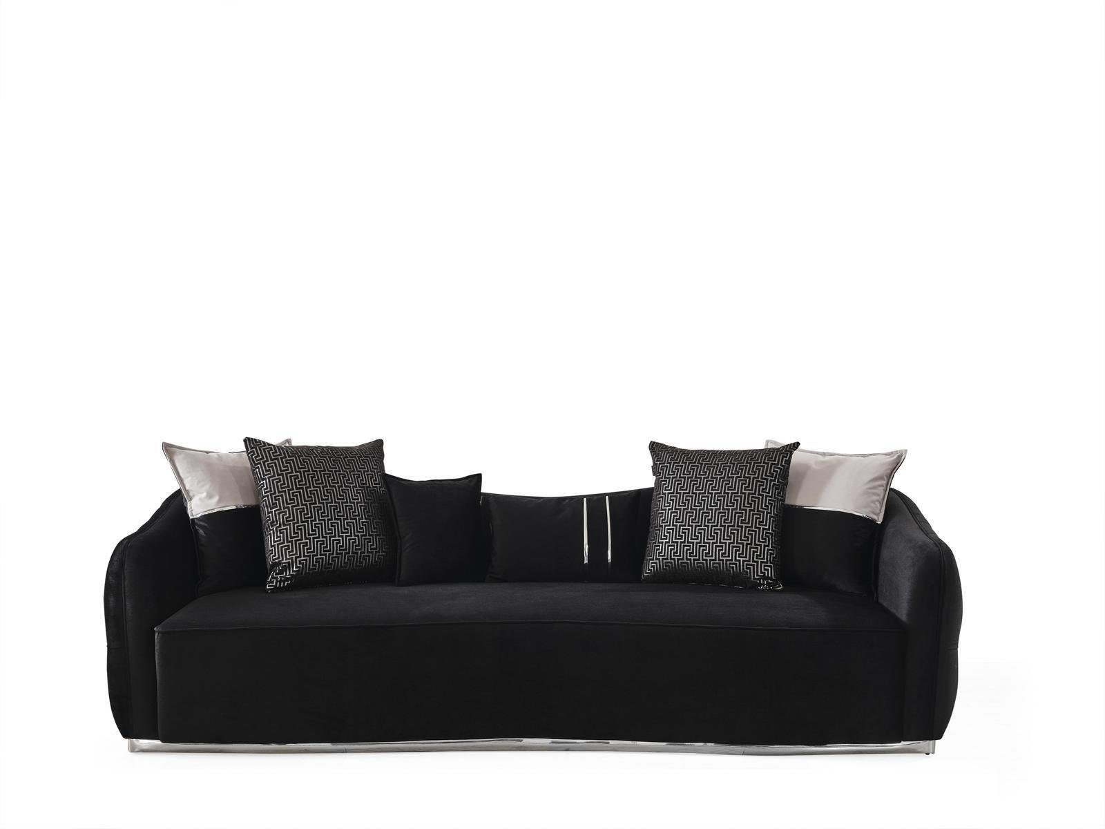 Stoff 1 Sitzer Sofa Made Polyester, Europa Design Viersitzer Sofas 4 Modern in Teile, JVmoebel Sofa