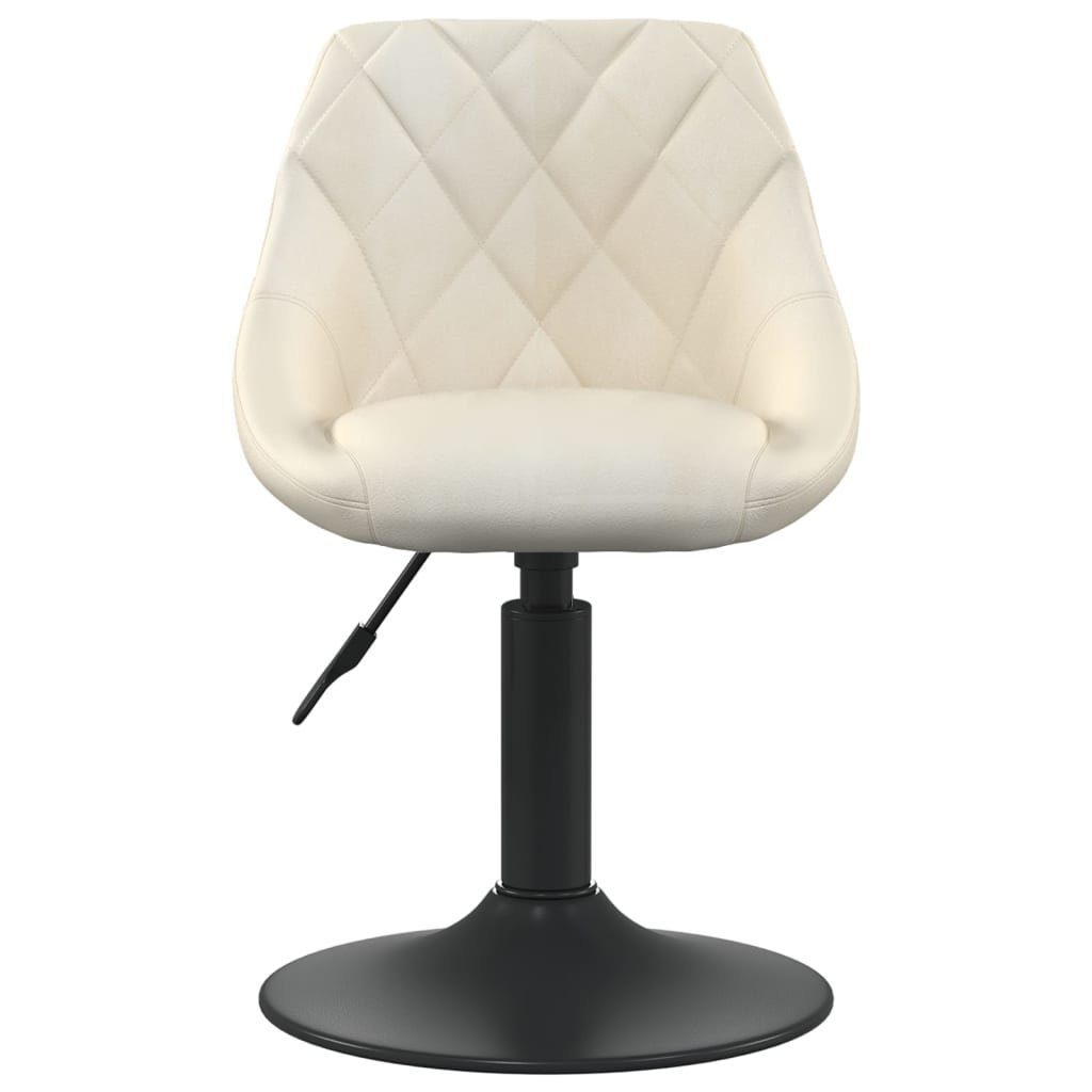 vidaXL Esszimmerstuhl Esszimmerstuhl Creme Samt (1 günstig online kaufen