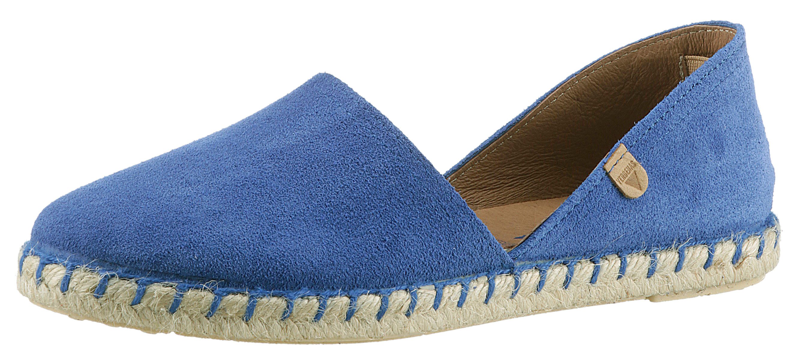 VERBENAS Espadrille, Schlupfschuh, Sommerschuh, Loafer mit typischem Jute-Rahmen