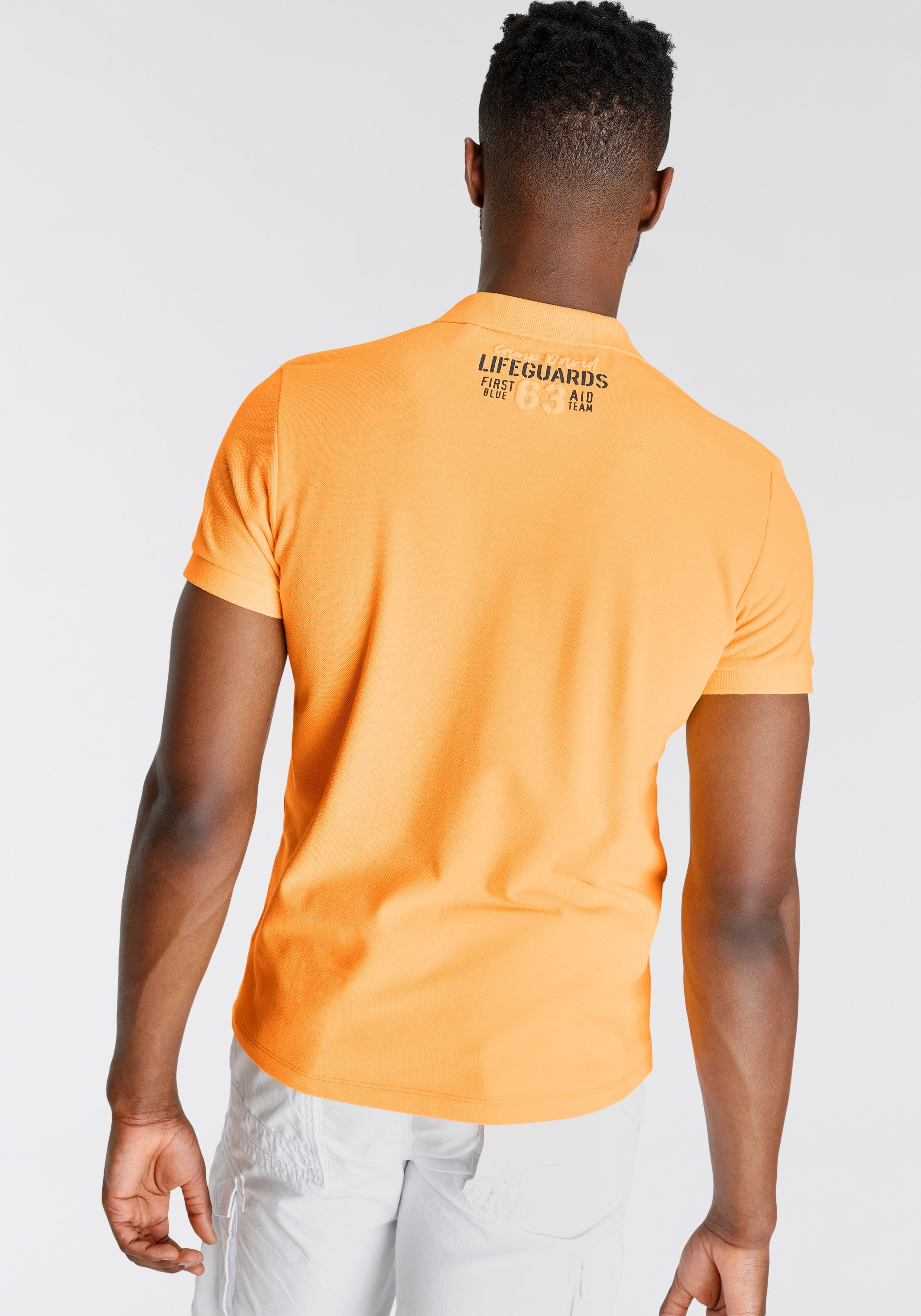 neon hochwertiger CAMP Piqué-Qualität sunrise Poloshirt in DAVID