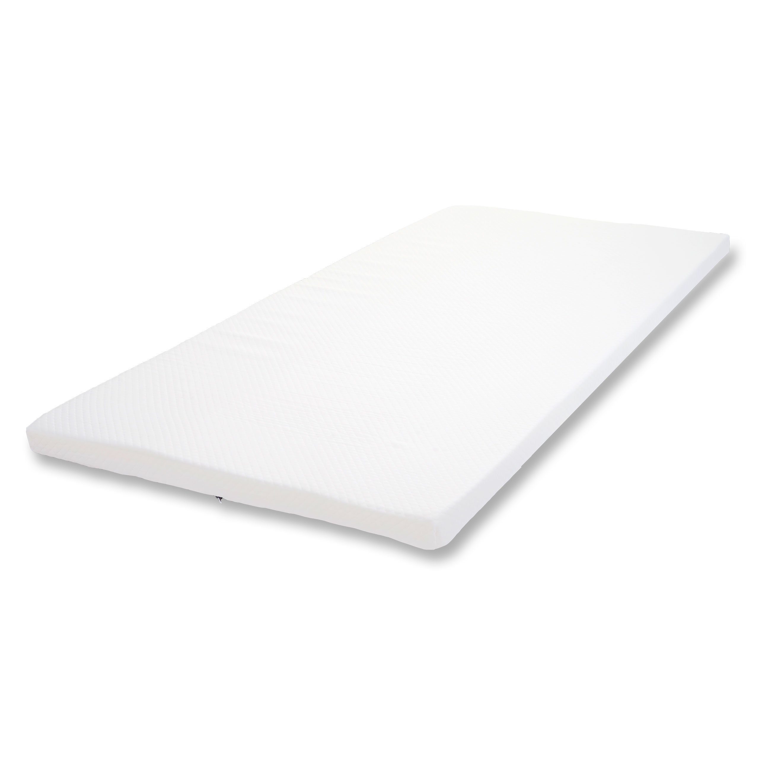MCW, Topper MCW-E63-6-V, 6 cm hoch, Textil, Viscoschaum, Härtegrad H2, Unterseite mit Antirutsch-Noppen, Abnehmbarer Bezug