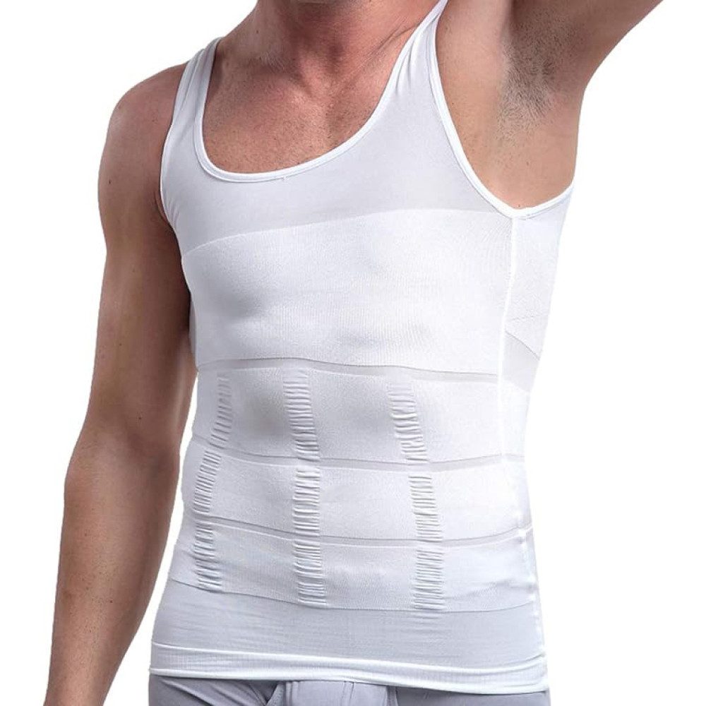 Opspring Tanktop 2 Pcs Kompressionsunterwäsche Männer Körper abnehmen Herren Unterhemd