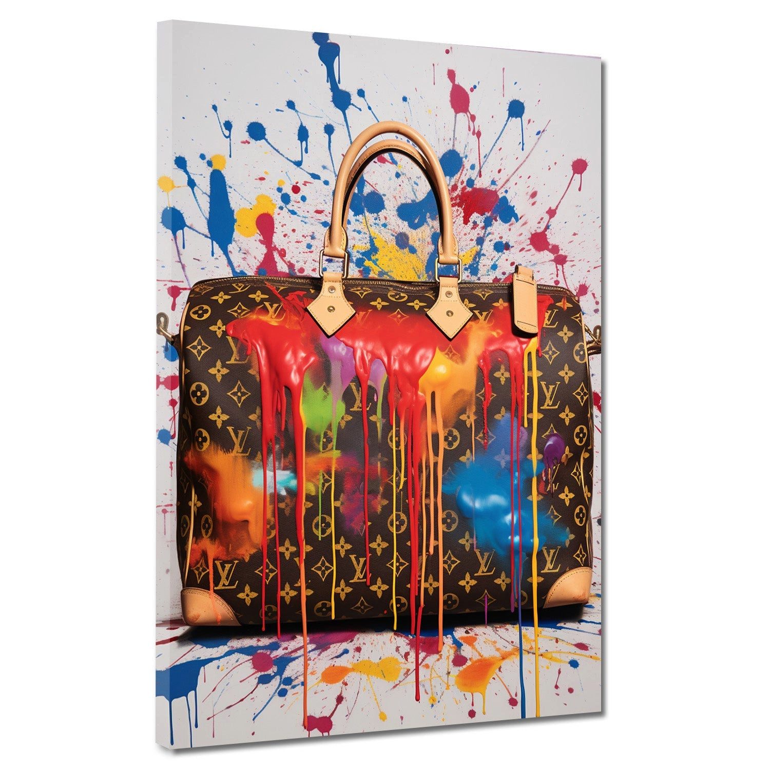 Artedinoi Leinwandbild Tasche Luxus Pop Art günstig online kaufen