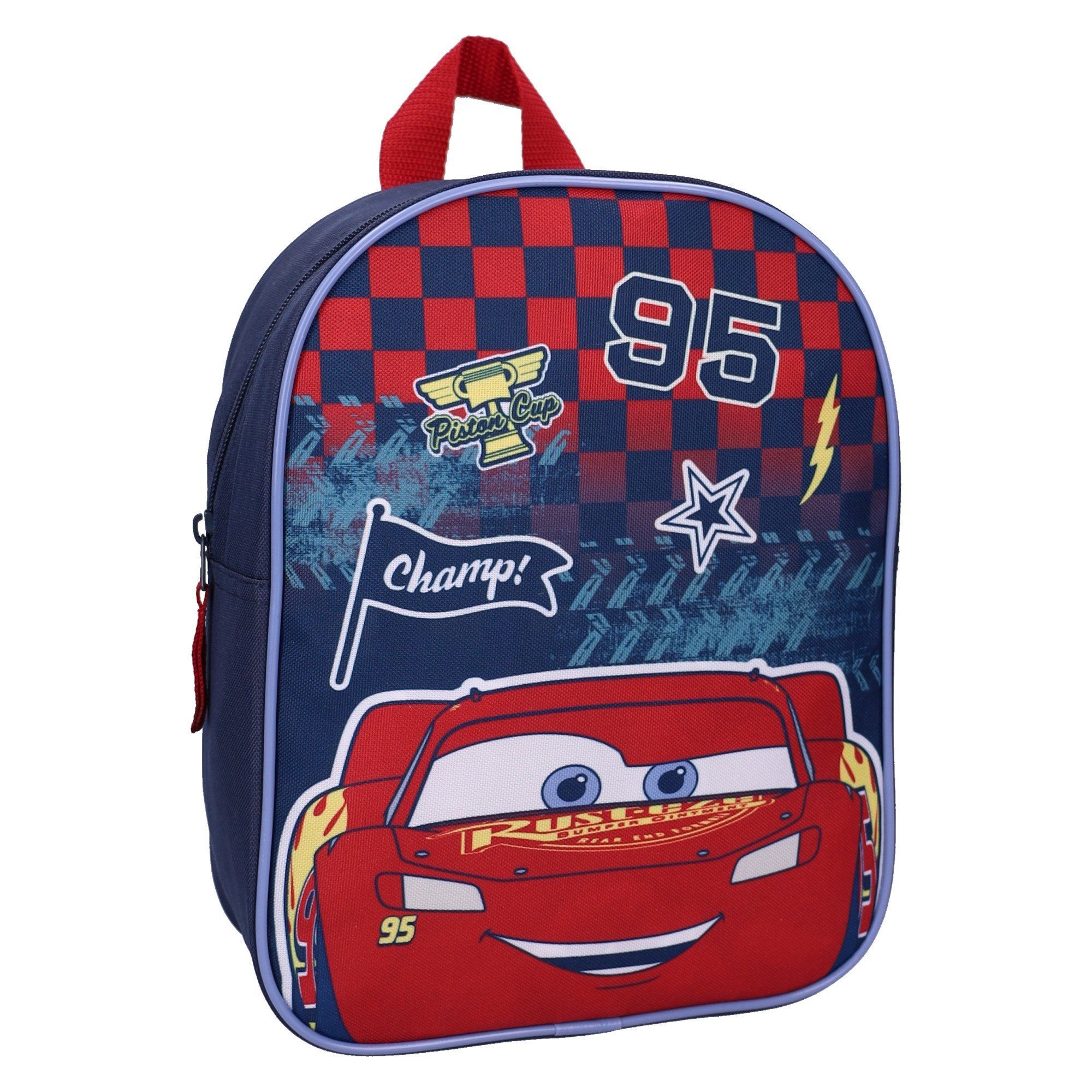 Disney Cars Rucksack Kinder Tasche Blau für Kita Schule Freizeit und unterwegs (1-tlg)