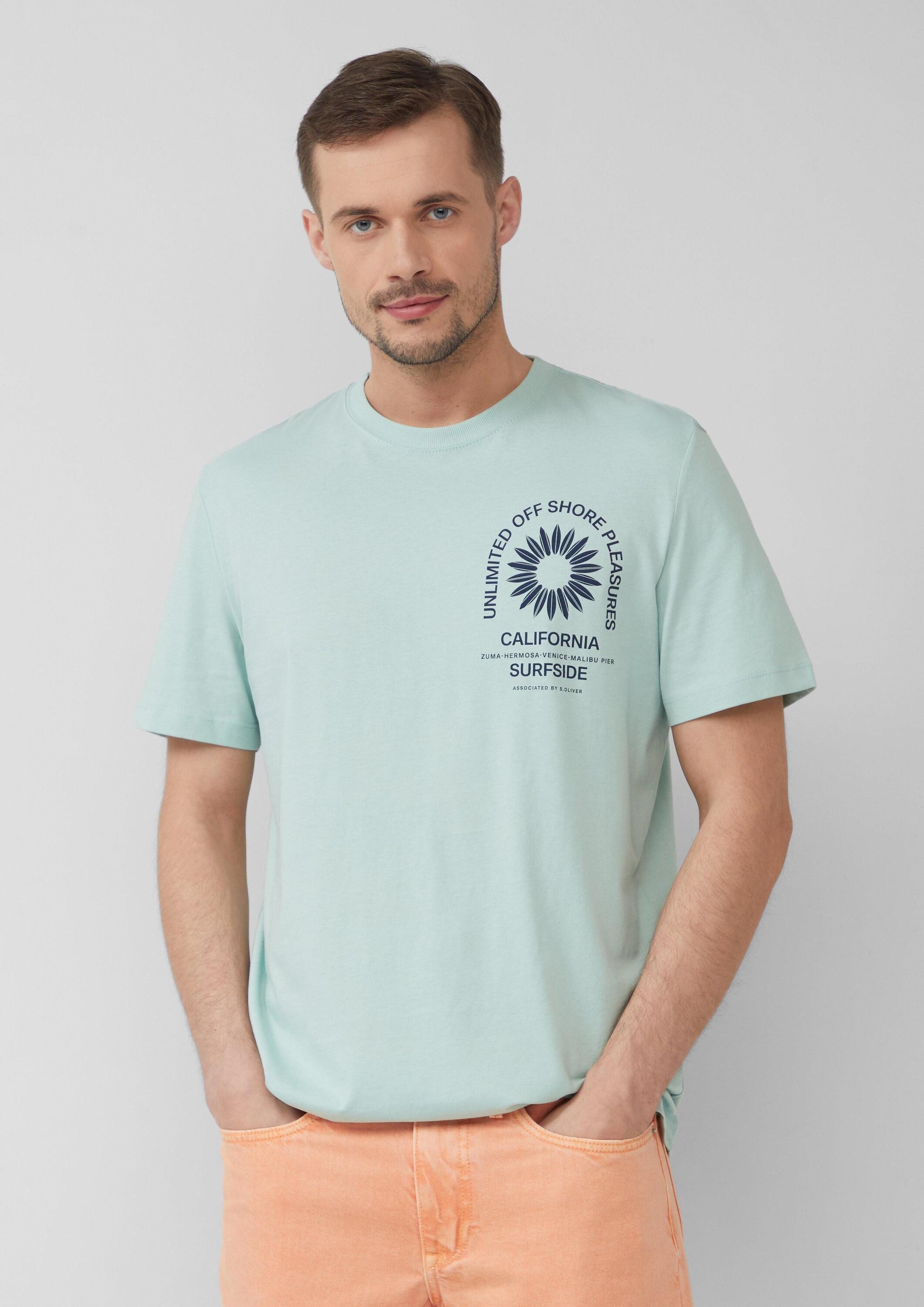 s.Oliver Kurzarmshirt T-Shirt T-Shirt mit Crew günstig online kaufen