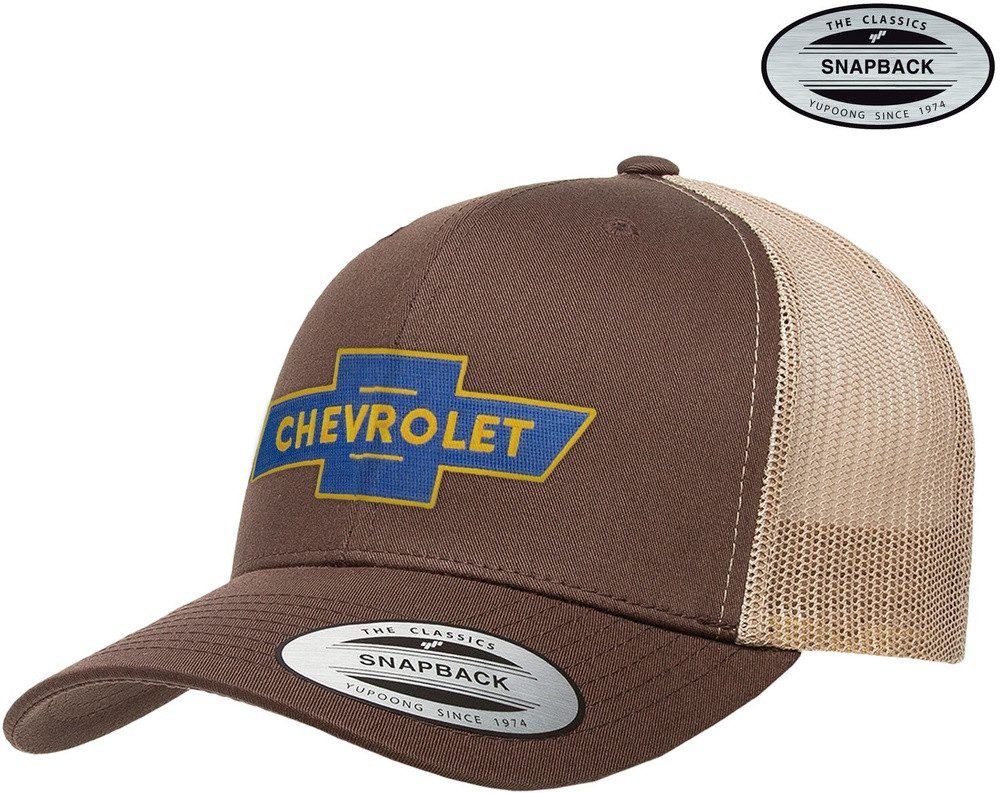 Chevrolet Snapback Cap Bowtie Logo Premium Trucker Cap