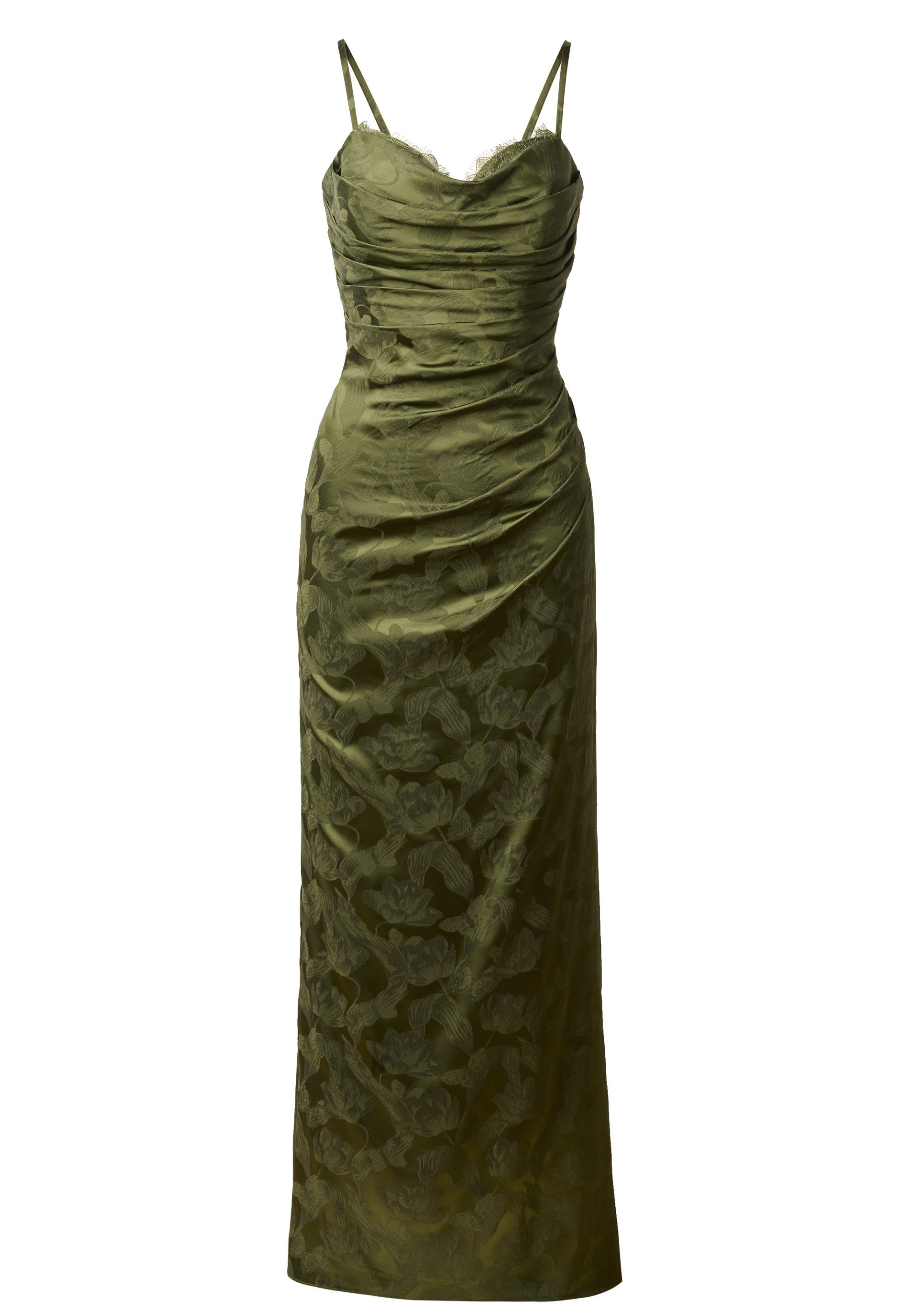 Adrianna Papell Abendkleid Woven Jacquard Long Dress Elegantes, weiches Jacquard-Etuikleid