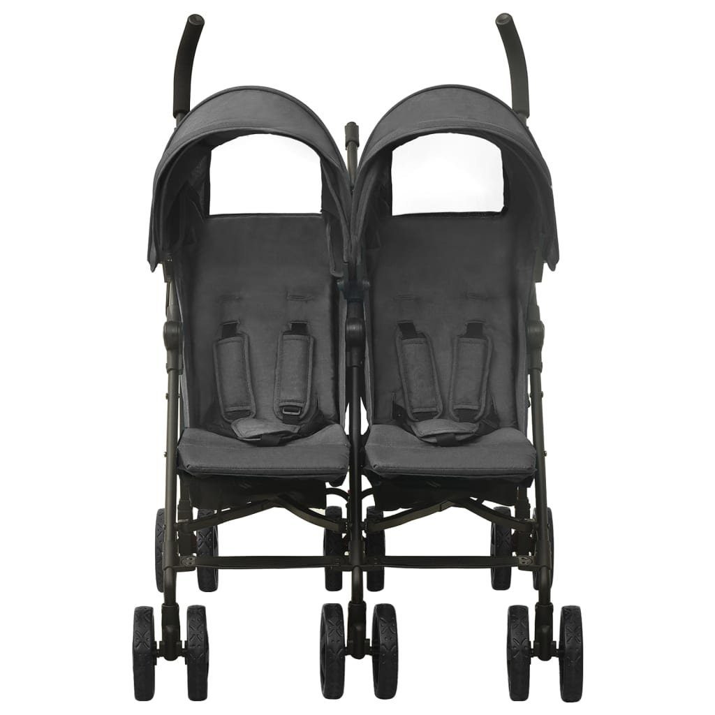 vidaXL Kinder-Buggy Коляски Anthrazit Stahl