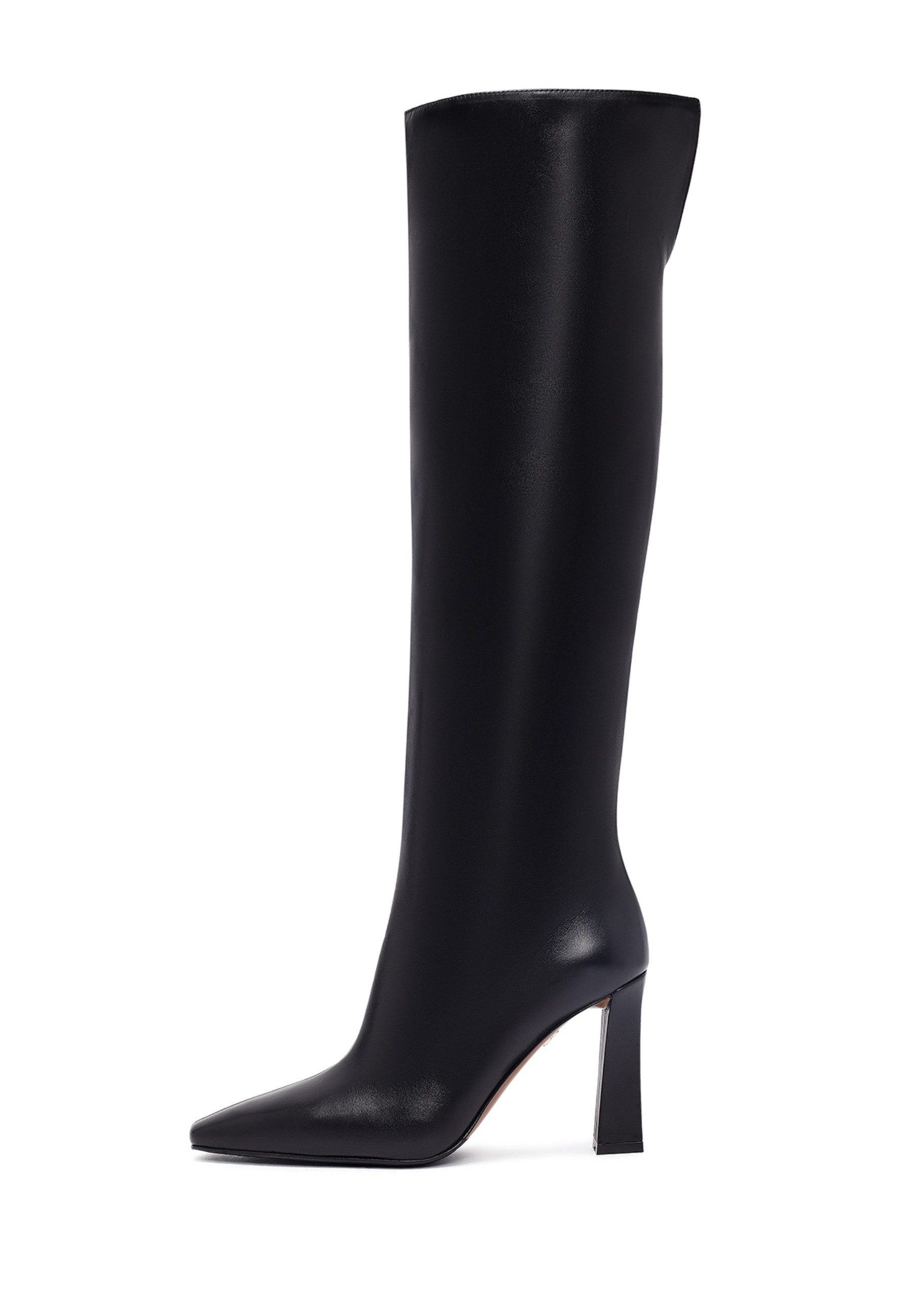 Absatzstiefel aus Leder Bootsschuh