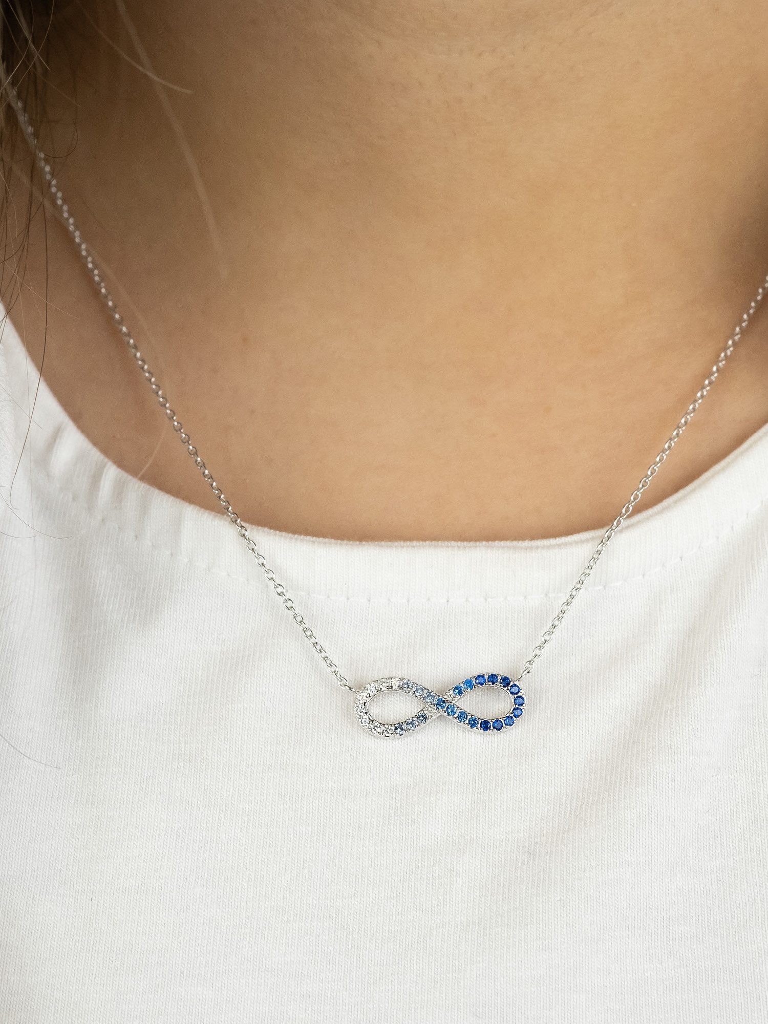 Engelsrufer Kette mit Anhänger Yin Yang Infinity Ocean Shade, Made in Germa günstig online kaufen