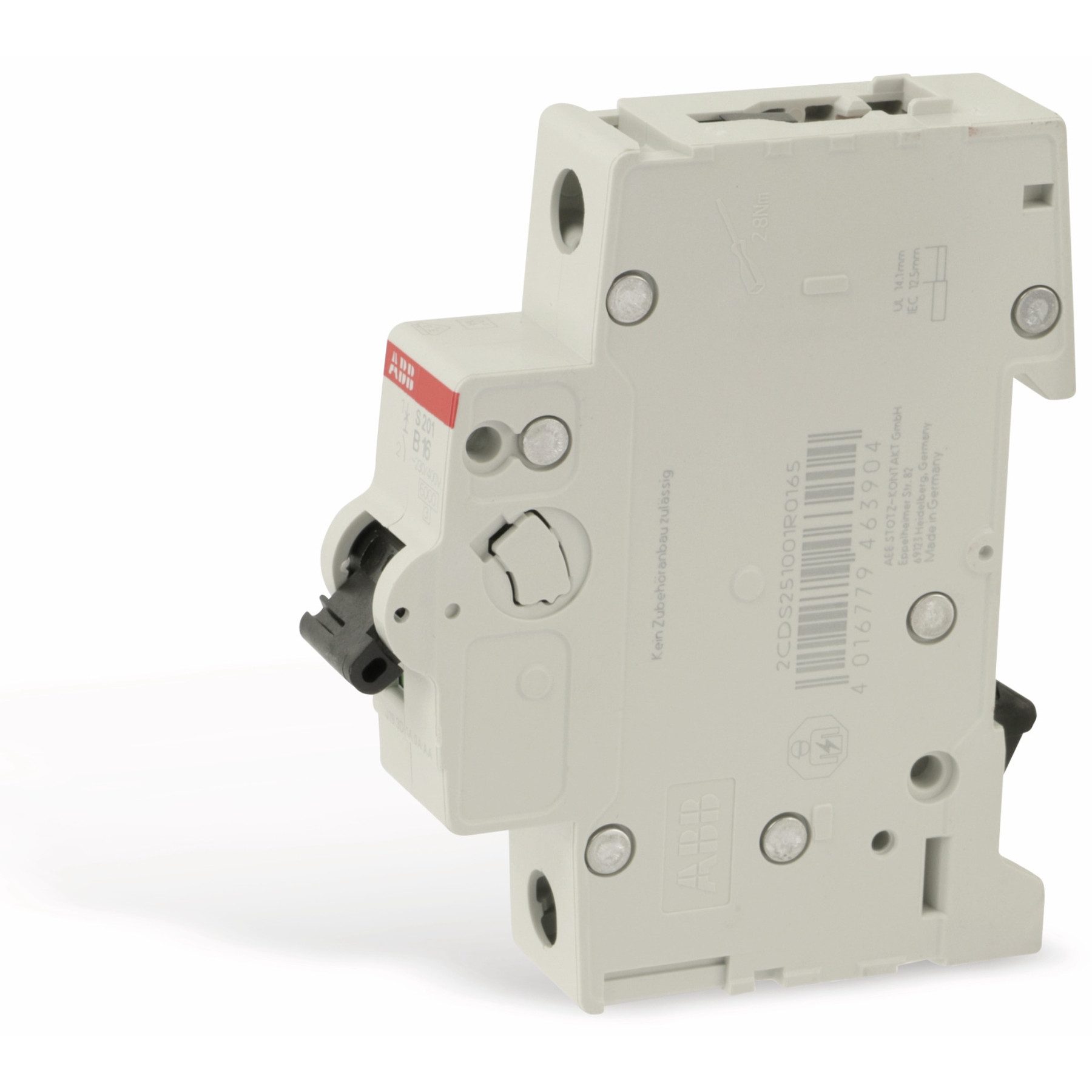 ABB Schalter ABB Leitungsschutzschalter S201-B16, B, 16 A