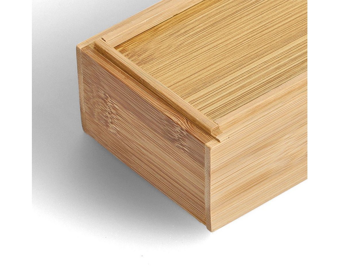 Thumbnail - Basera® Aufbewahrungsbox Aufbewahrungsbox aus Bambus (1 St), 23 x 7,5 x 5 cm