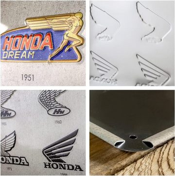 Nostalgic-Art Metallschild Blechschild 30 x 40 cm - Honda MC - Logo Evolution