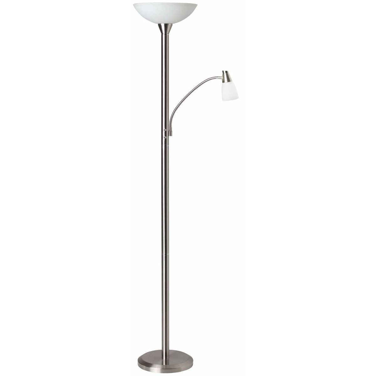 Brilliant Deckenleuchten Lucy, Warmweiß, Lampe Lucy LED Deckenfluter Lesearm eisen 1x LED-A60, E27, 5.5W LED-