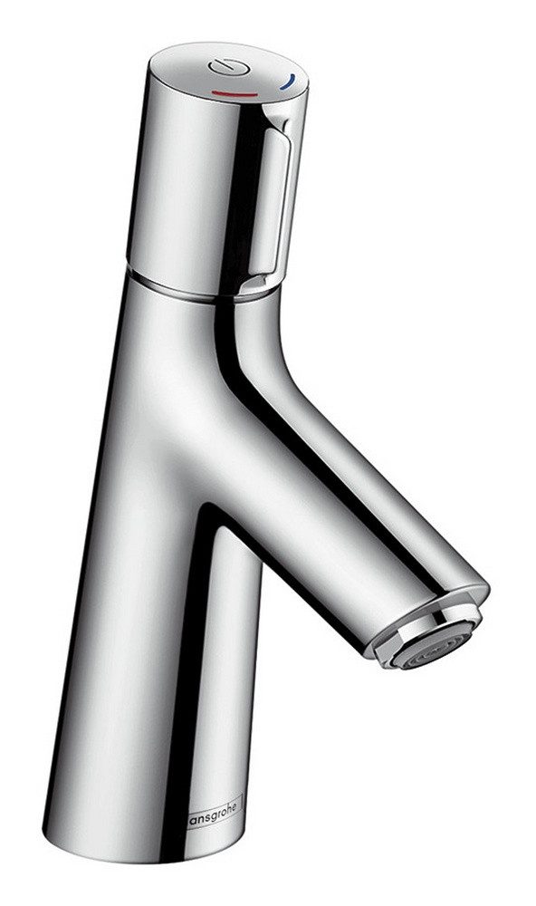 hansgrohe Waschtischarmatur Talis Select S 80 Waschtischmischer mit Zugstangen-Ablaufgarnitur - Chrom