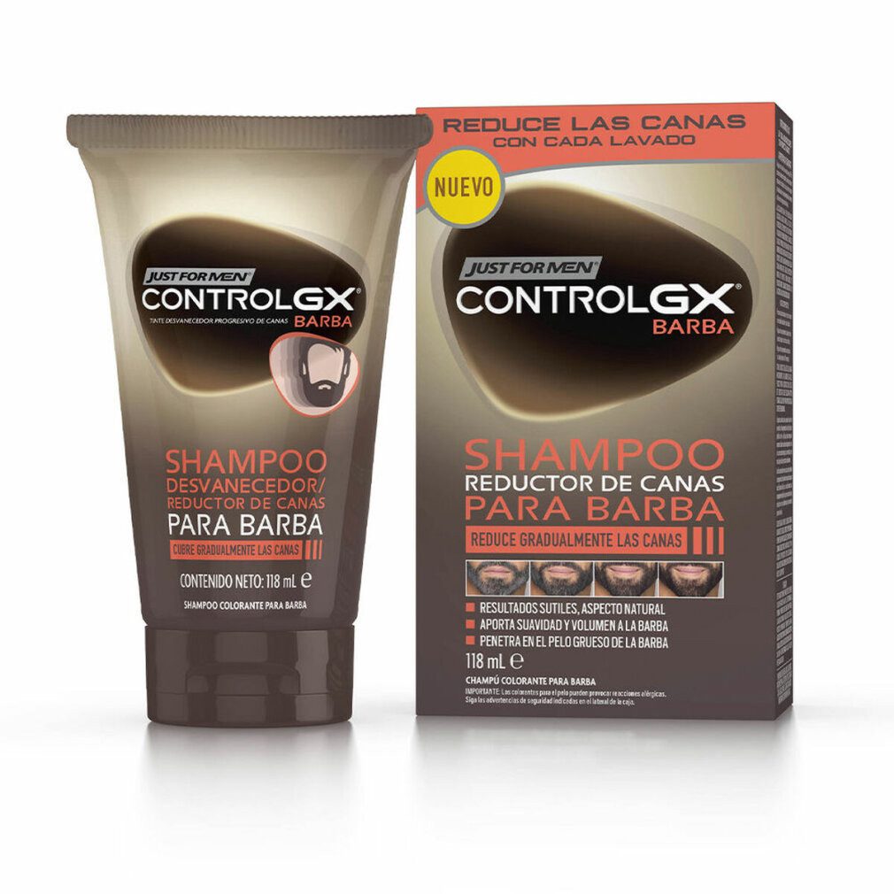 Just For Men Haarshampoo CONTROL GX champú reductor de canas para barba 118ml