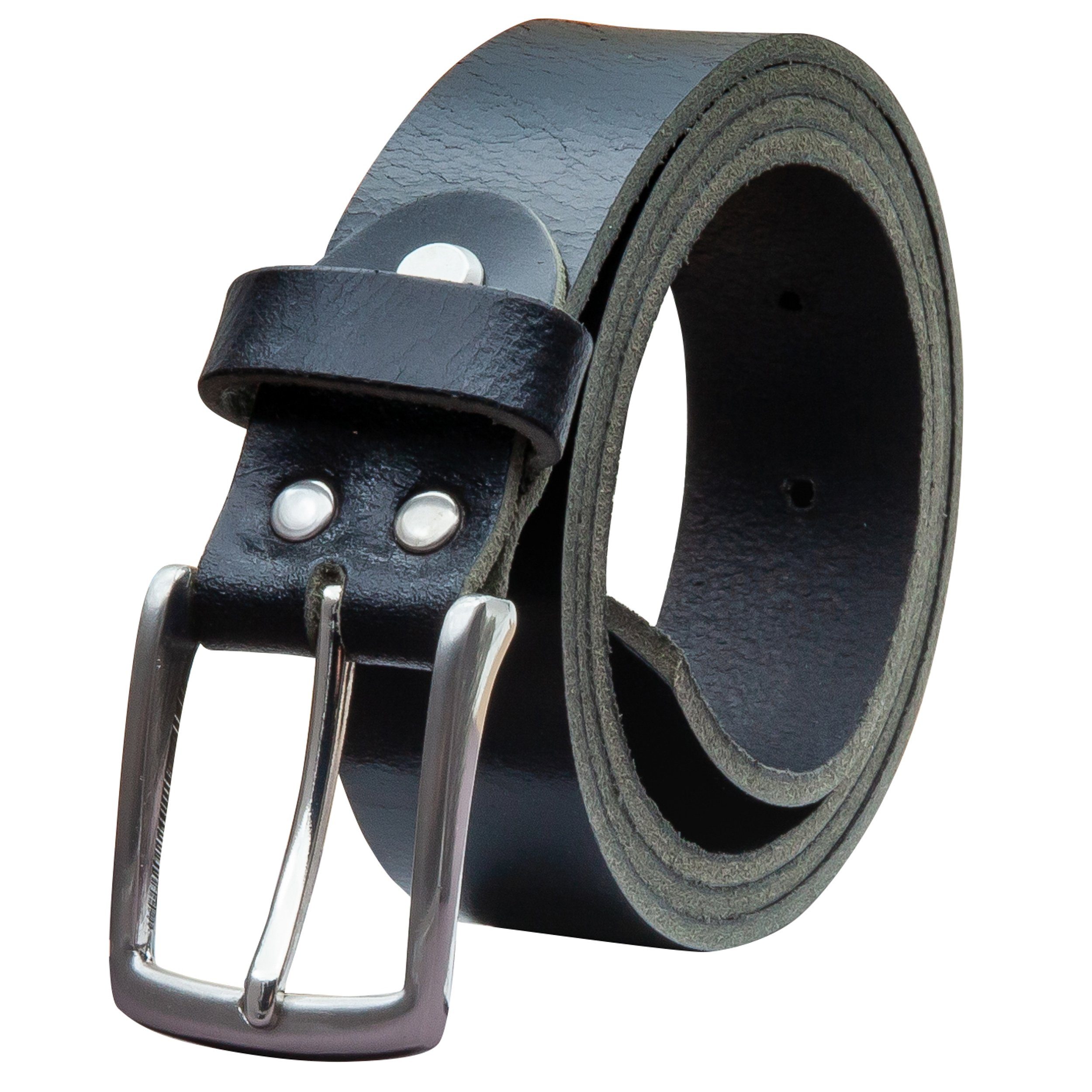 Ledergürtel OM311-VL-Schwarz