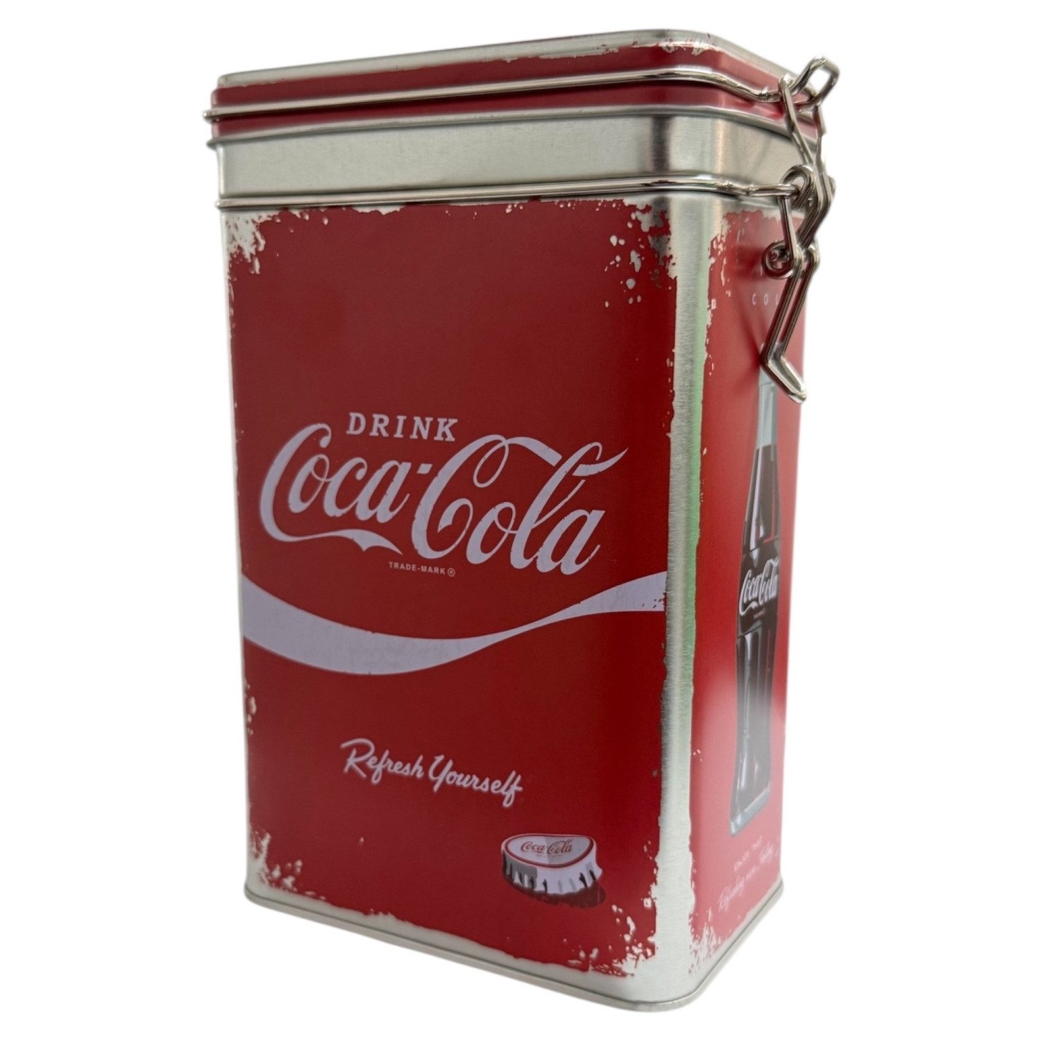 Nostalgic-Art Vorratsdose Aufbewahrungsdose COCA-COLA 1,3 Liter Vorratsdose Kaffeedose Müslidos, Edelstahl, (1-tlg)