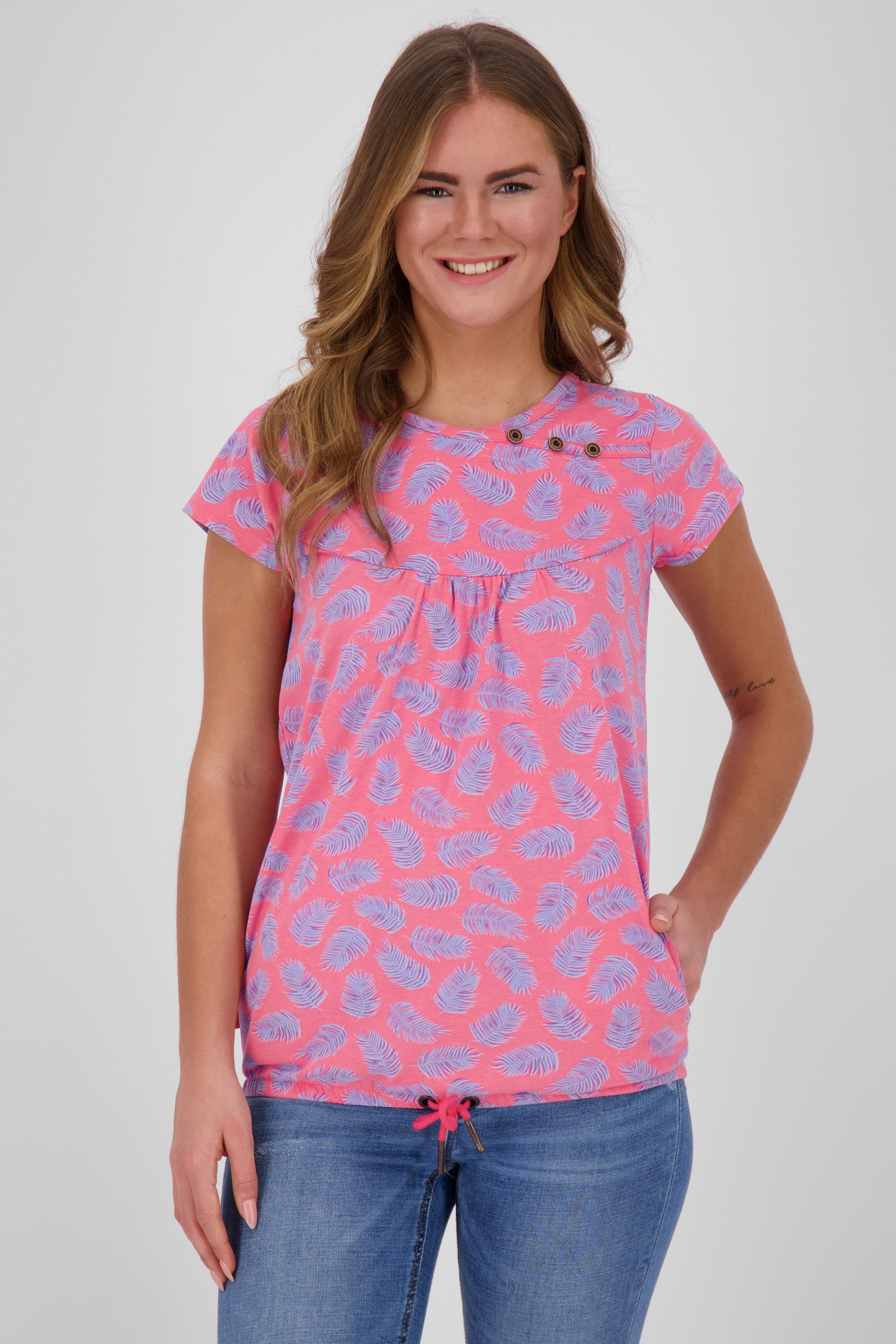 Alife & Kickin T-Shirt SummerAK Shirt Damen T-Shirt flamingo