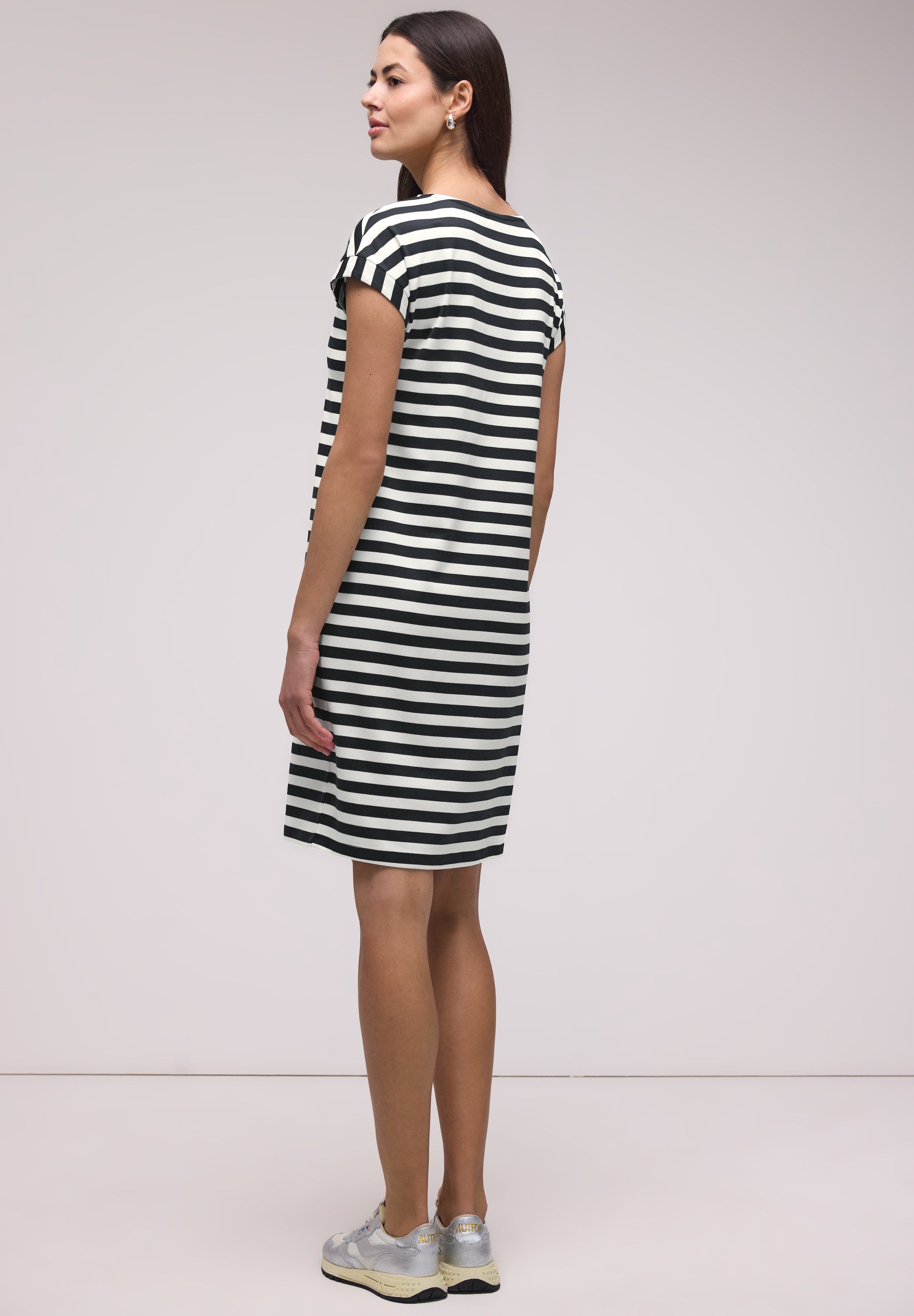STREET ONE Jerseykleid im Streifendesign
