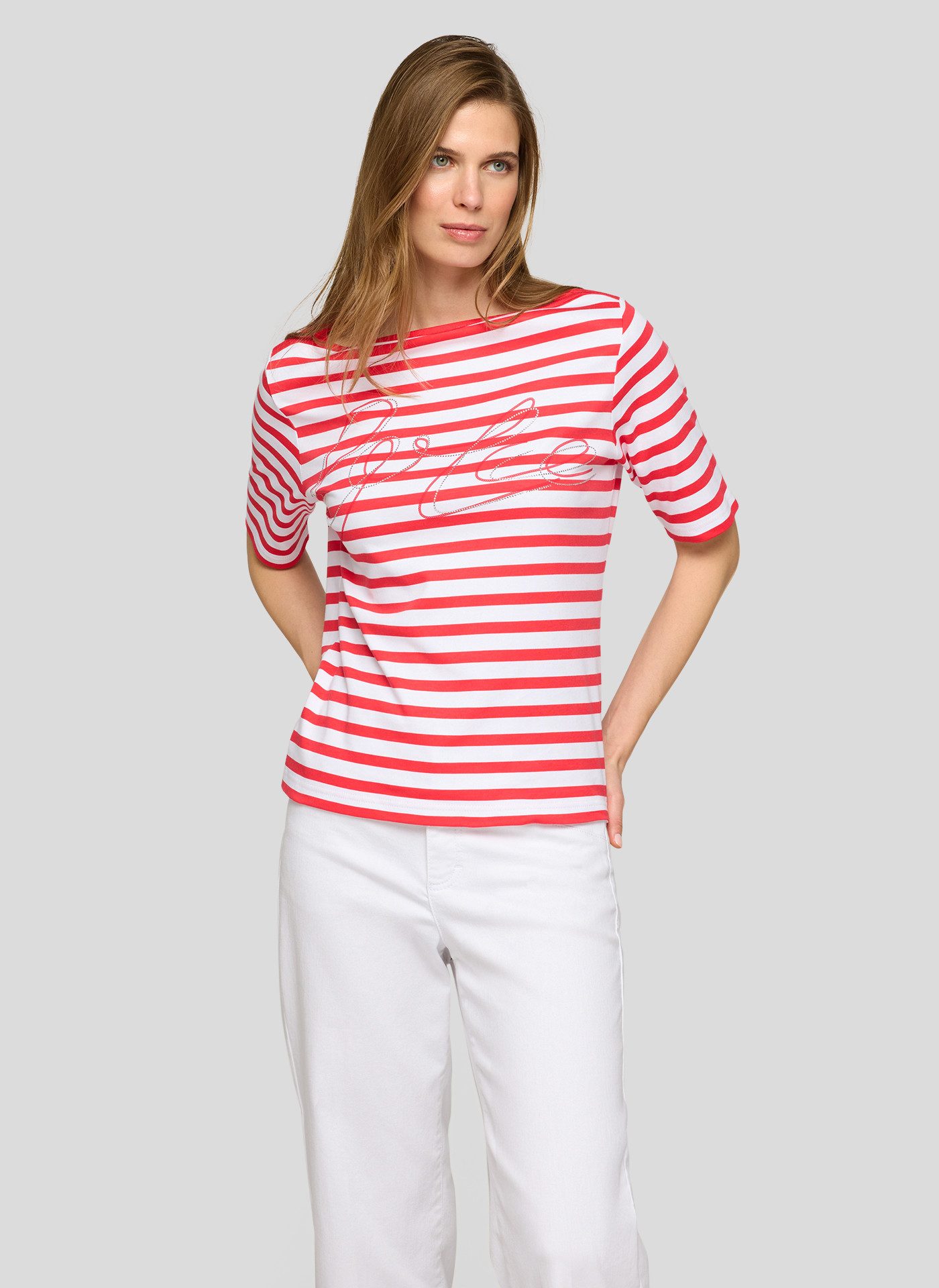 Rabe T-Shirt mit Schriftzug