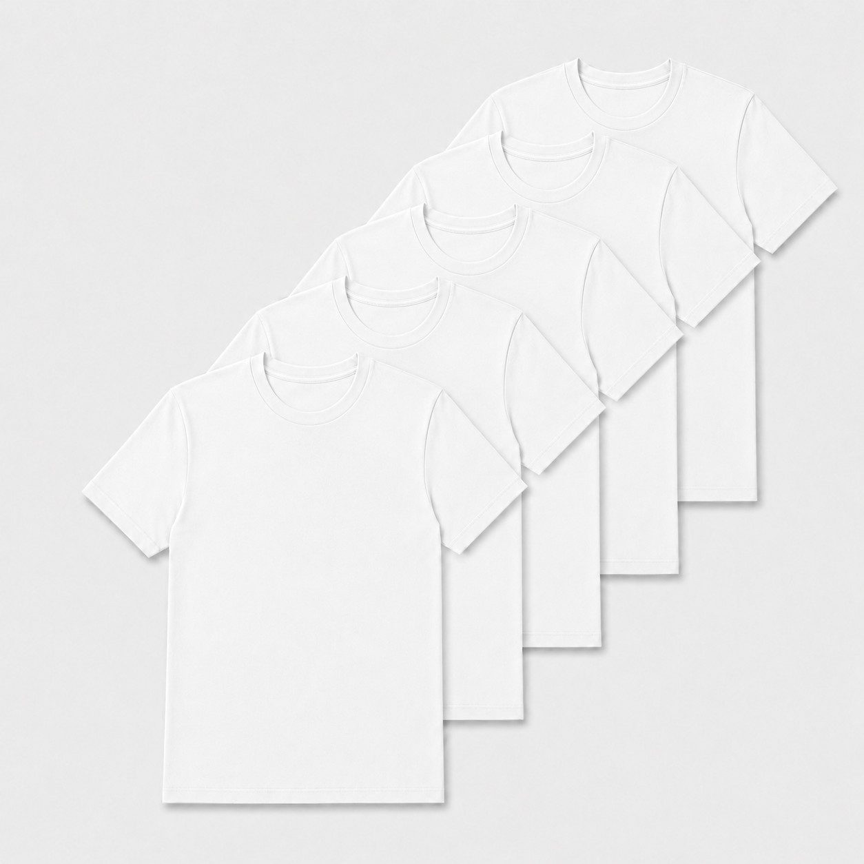 Sitztgut T-Shirt Classic Crew Neck T-Shirt (6-tlg)