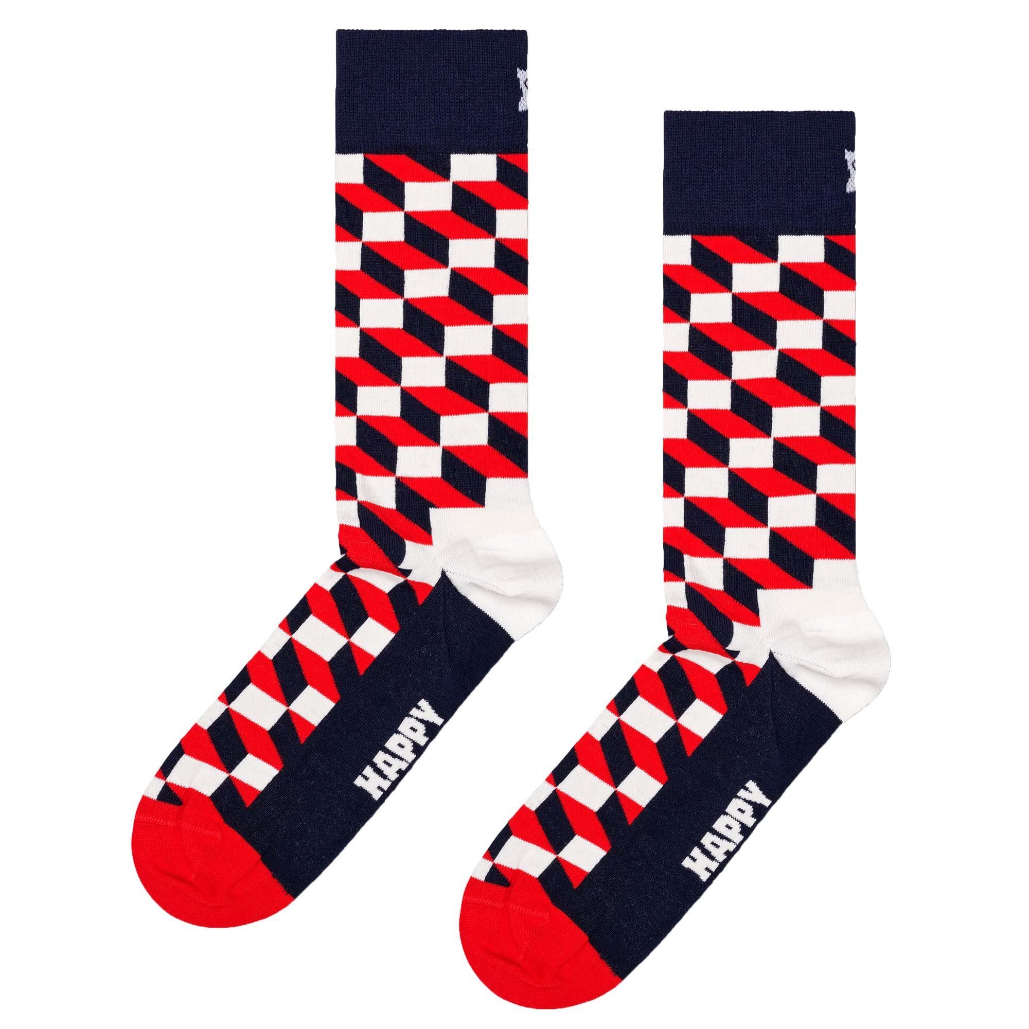 Happy Socks Kurzsocken Unisex Socken 3er Pack Baumwolle (Packung, 3er Pack)