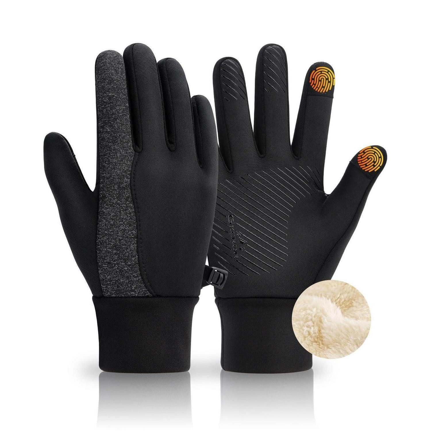 LuxusKollektion Thermohandschuhe Winter Touchscreen Handschuhe (1-St)