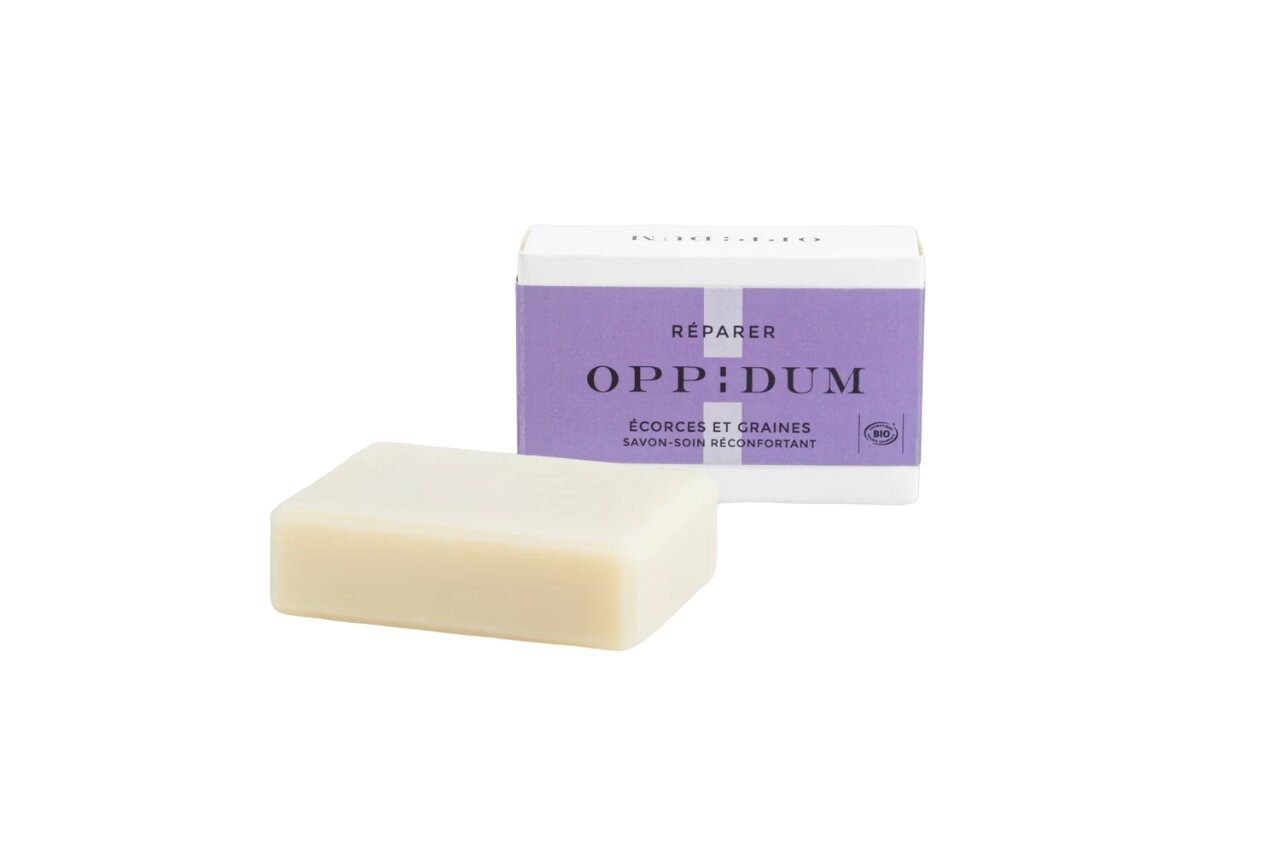 Oppidum Feste Duschseife Ecorces & Graines Pflegende Seife Bar 100 g