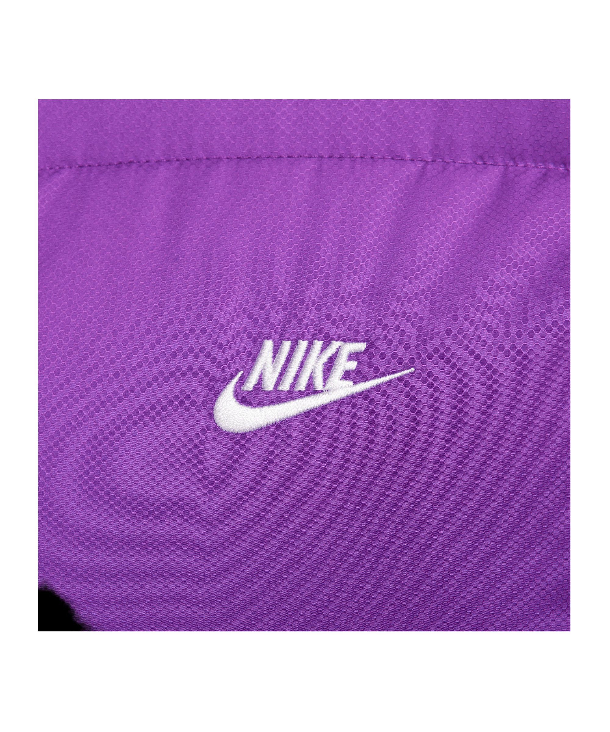 Nike Sportswear Sweatjacke Club Jacke Puffer lilaweiss
