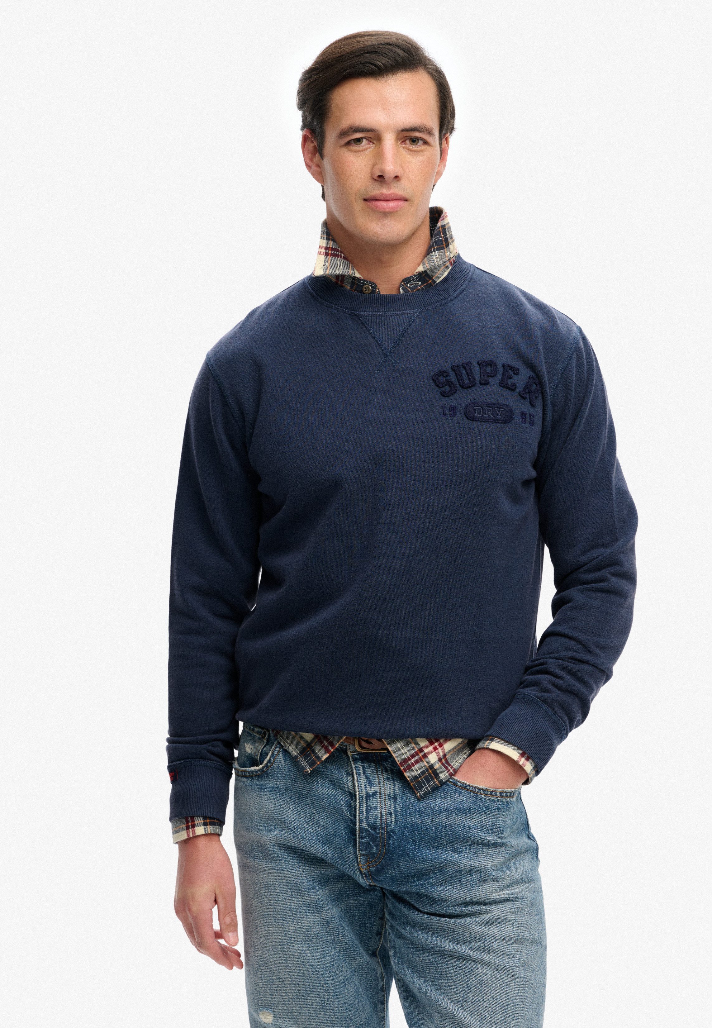 Superdry Sweatshirt VINTAGE ATHLETIC TONAL CREW