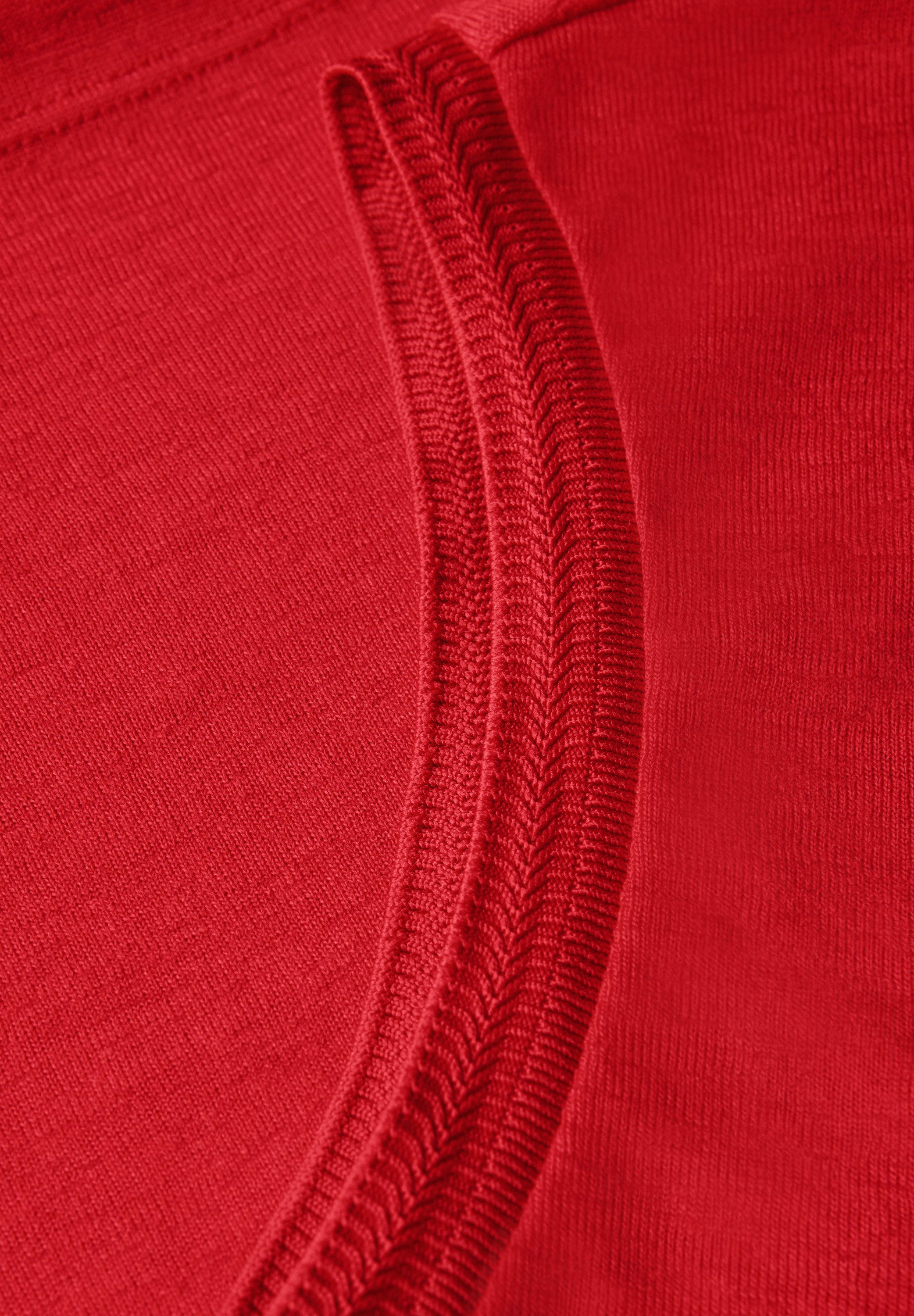STREET ONE STUDIO T-Shirt mit Elastiksaum und Tunnelzug