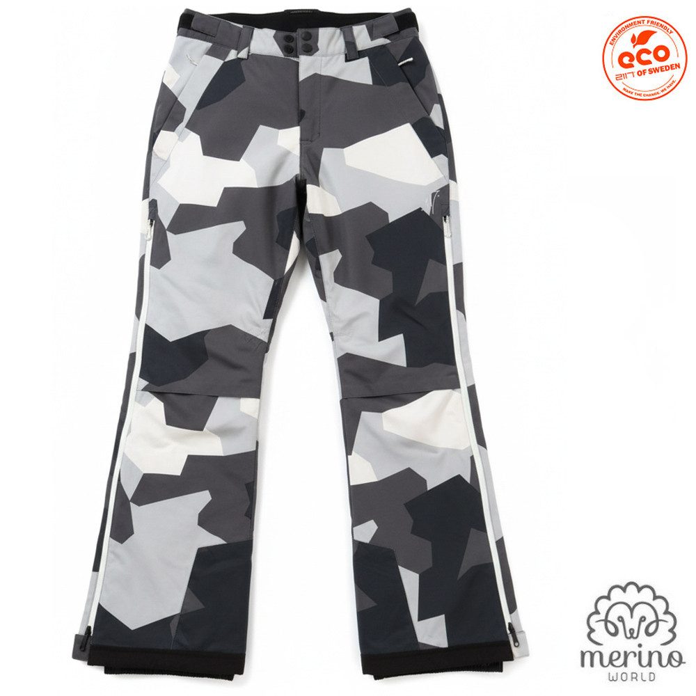 Trainingstights 2117 of Sweden - Herren Merino Skihose NYHEM – wasserdicht, warm, camo