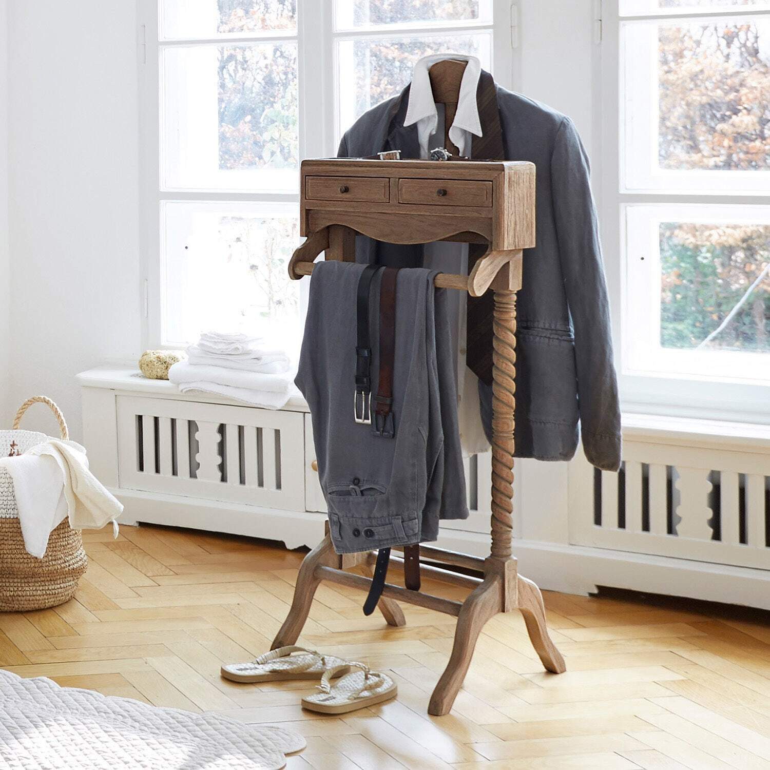 Mirabeau Kleiderständer Herrendiener Doncaster braun