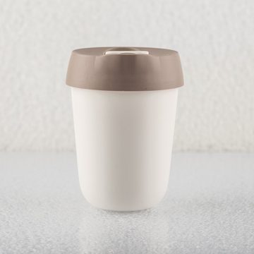 Adoma GmbH Coffee-to-go-Becher 2er-Set Design-ISO2go-Cup 0,25 L, Kunststoff