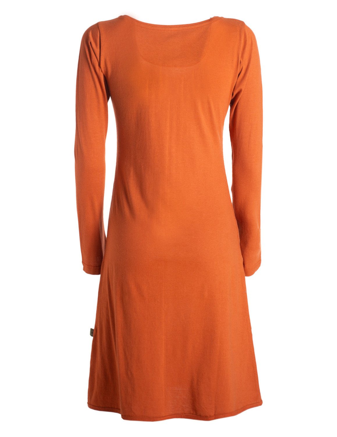 Vishes Tunikakleid Damen Langarm-Shirtkleid Tunika-Kleid Baumwollkleid mit günstig online kaufen
