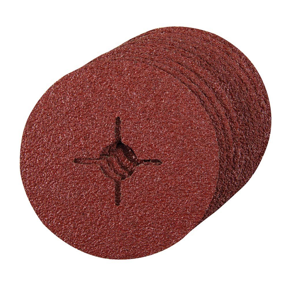 Schleifscheibe 10 x Fiberschleifscheiben 115 x 22,23 mm K24