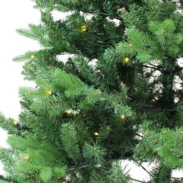 Dekoleidenschaft Künstlicher Weihnachtsbaum mit LED Lichterkette, 200 Lichter, 180cm hoch, Tannenbaum, für Drinnen & Draußen, Christbaum mit Beleuchtung