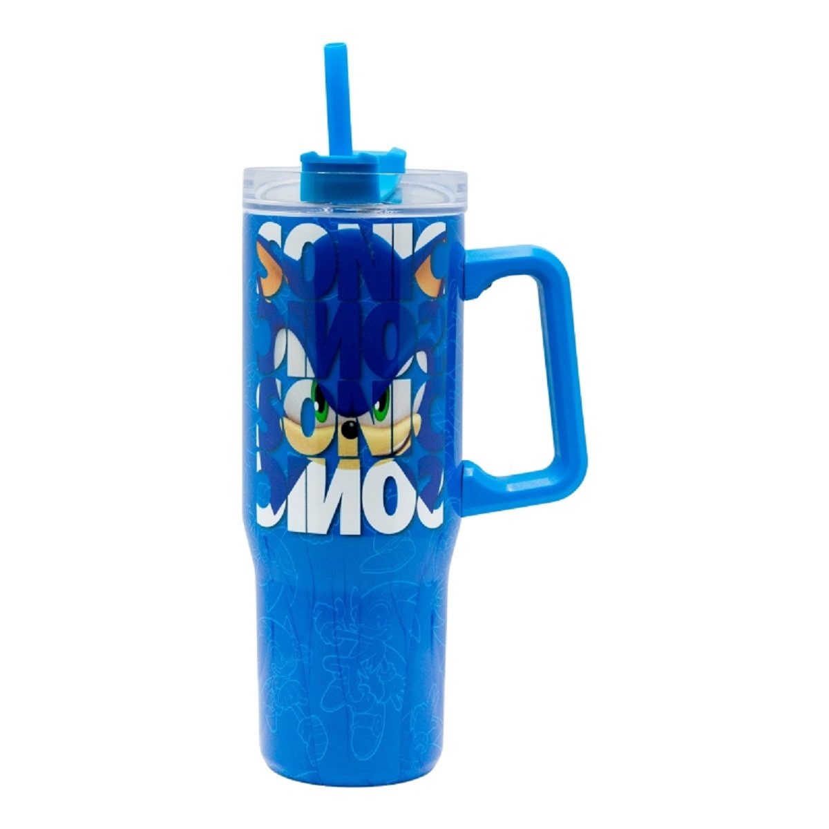 Trinkflasche Thermobecher aus Edelstahl mit Strohhalm – 940 ml wiederverwendbar